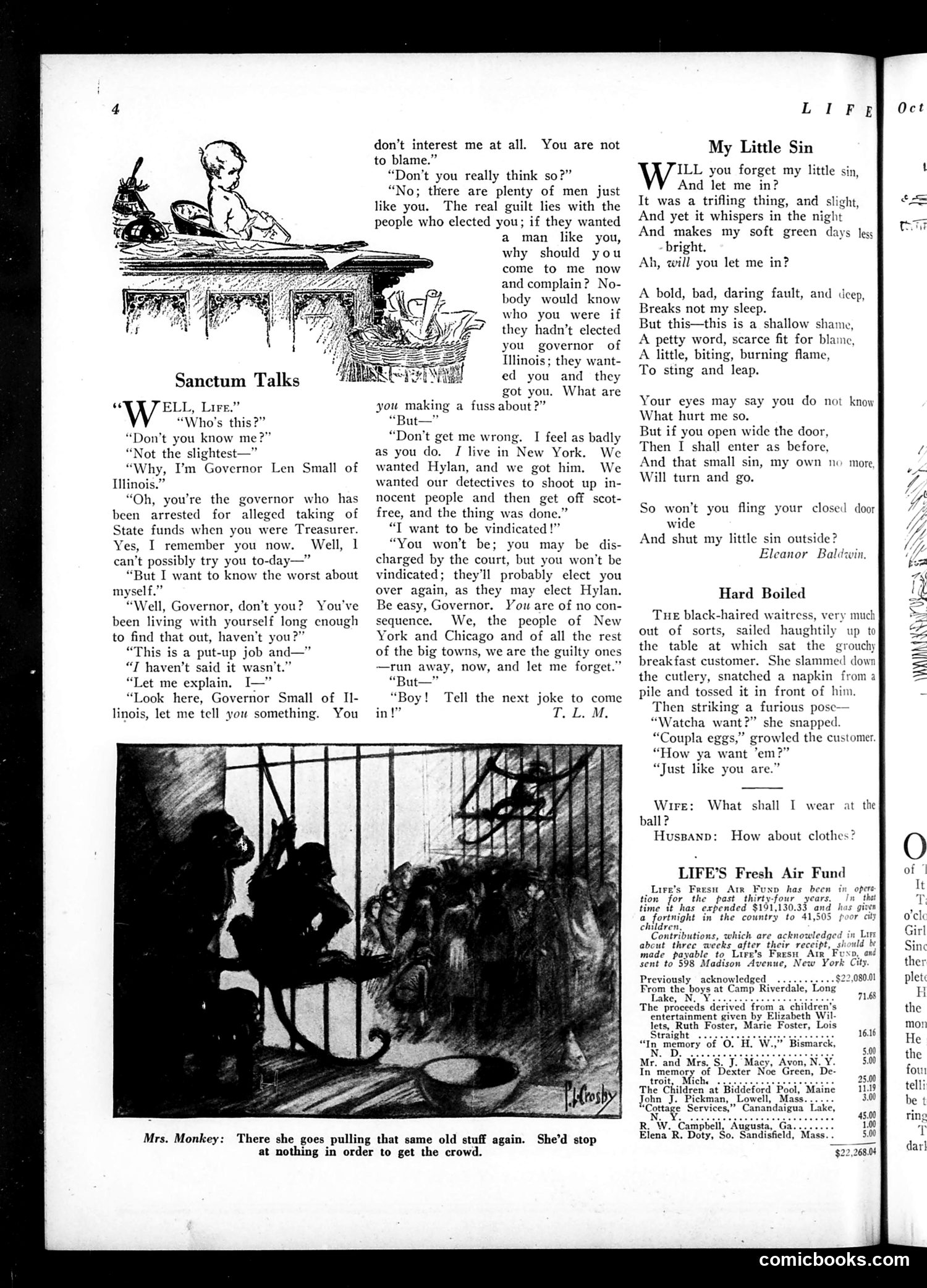 Life — October 6, 1921 — page 6: Life, 1921-10-06