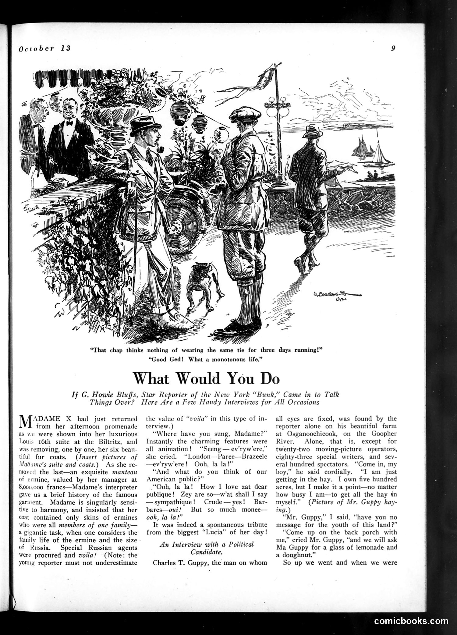 Life — October 13, 1921 — page 11: Life, 1921-10-13
