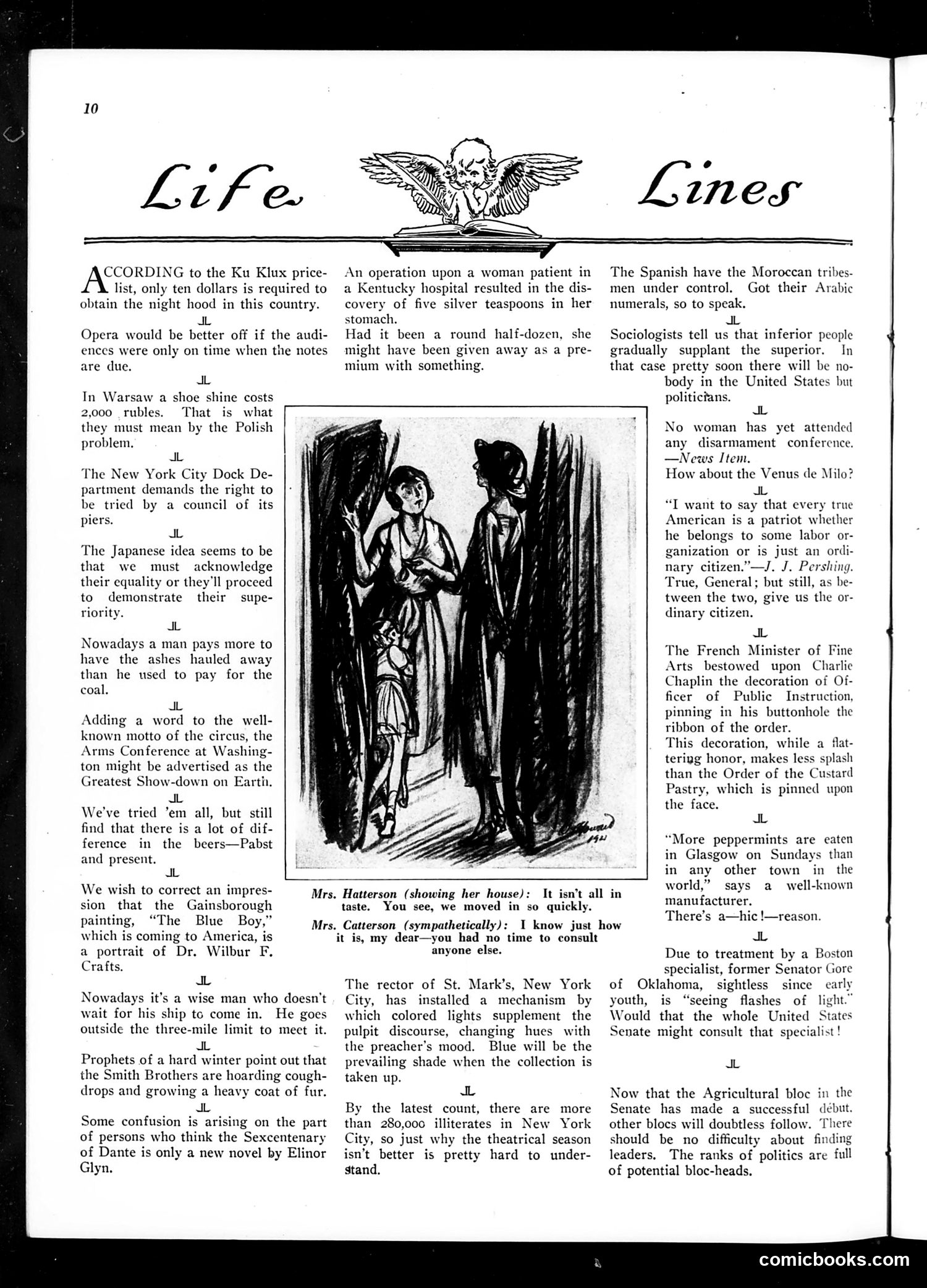 Life — November 10, 1921 — page 12: Life, 1921-11-10