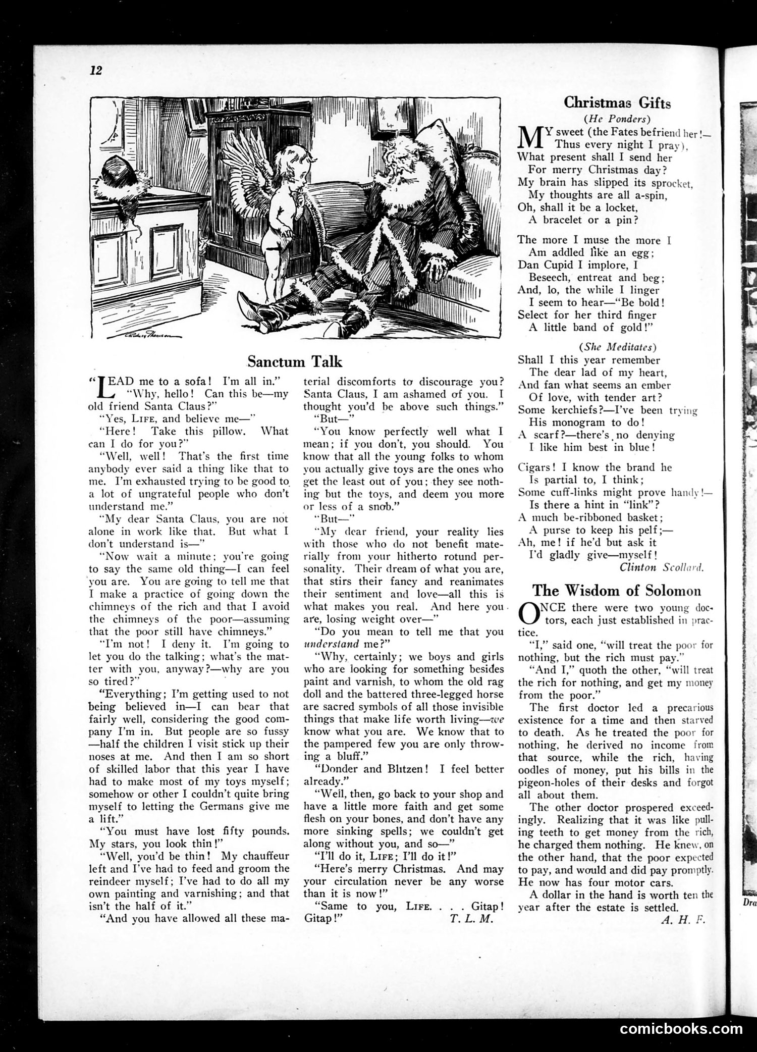 Life — December 1, 1921 — page 12: Life, 1921-12-01