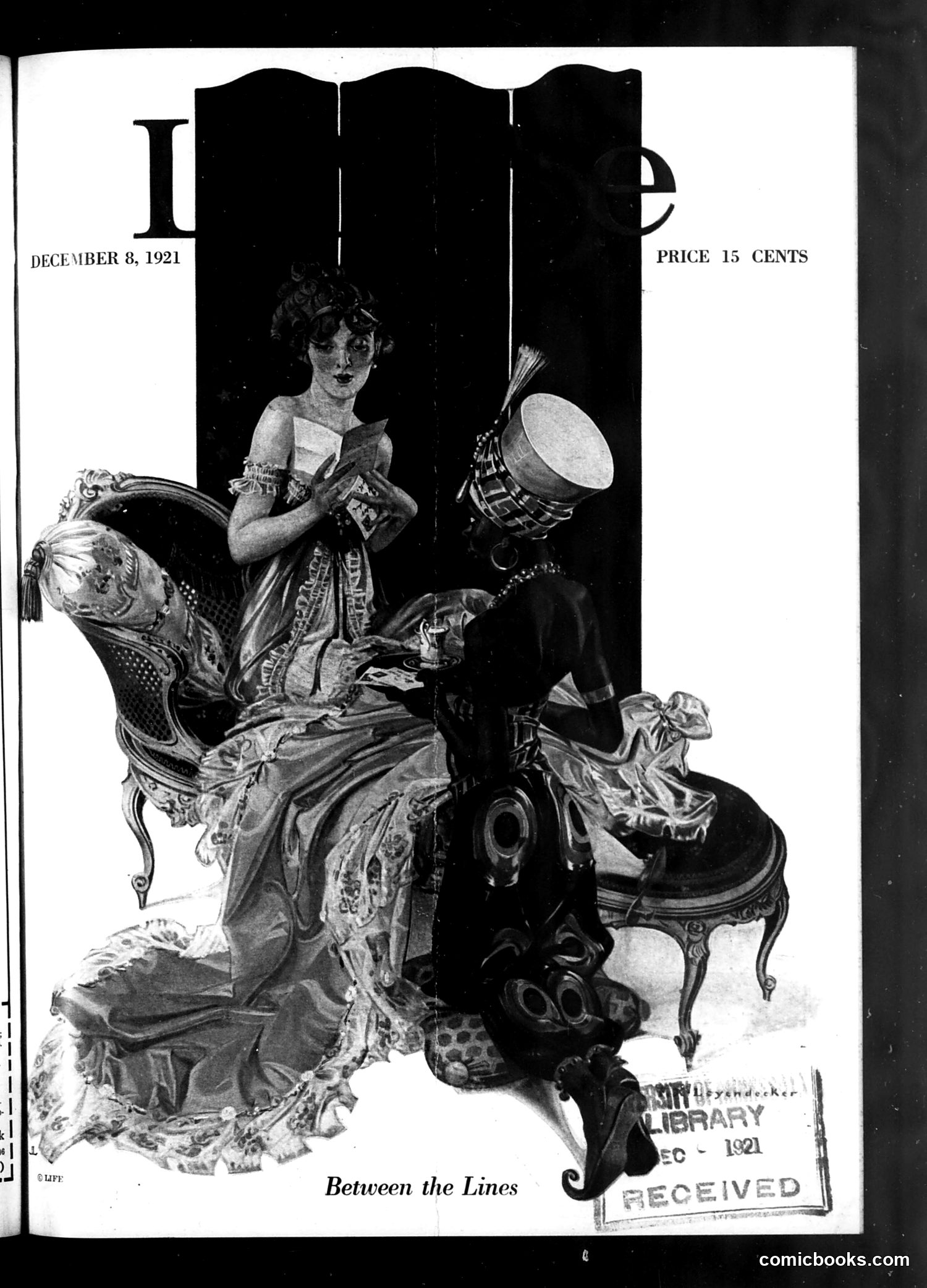 Life — December 8, 1921 — page 1: Life, 1921-12-08