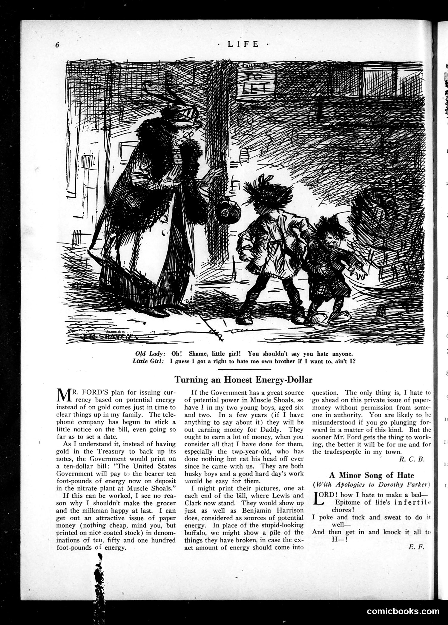 Life — January 5, 1922 — page 8: Life, 1922-01-05