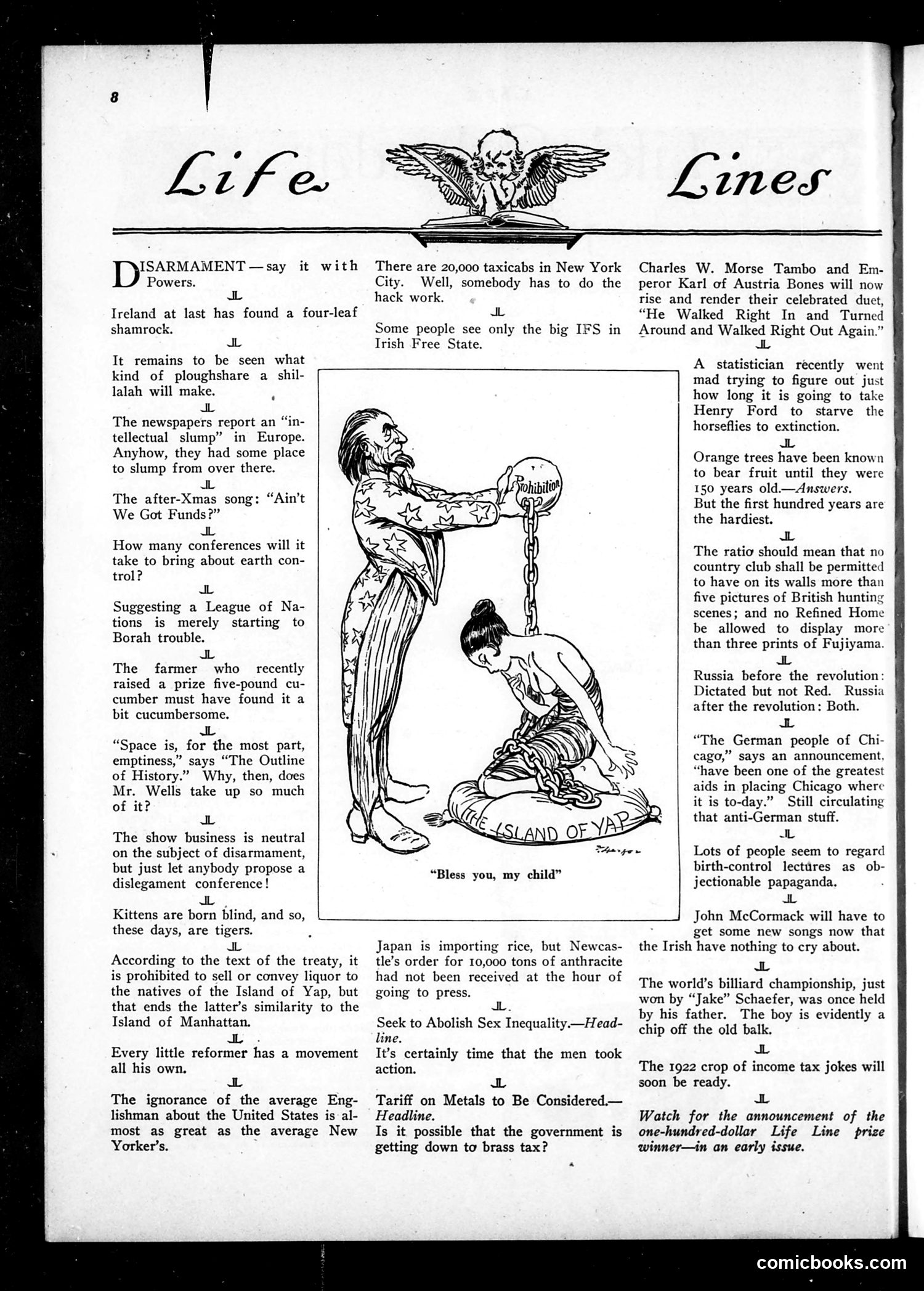 Life — January 5, 1922 — page 10: Life, 1922-01-05