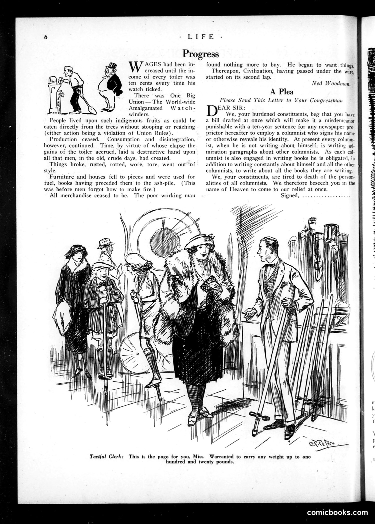 Life — January 19, 1922 — page 8: Life, 1922-01-19