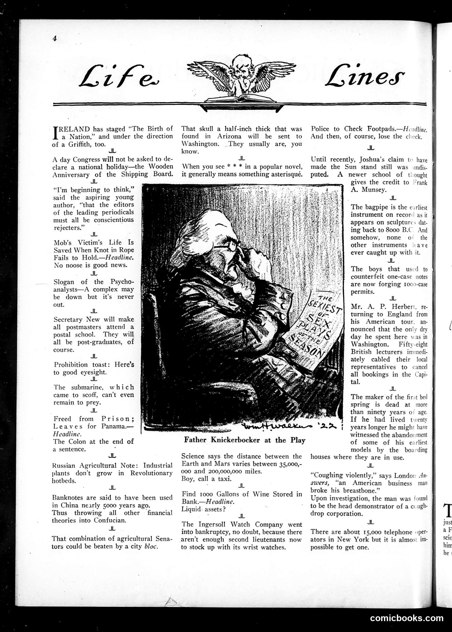 Life — February 9, 1922 — page 6: Life, 1922-02-09