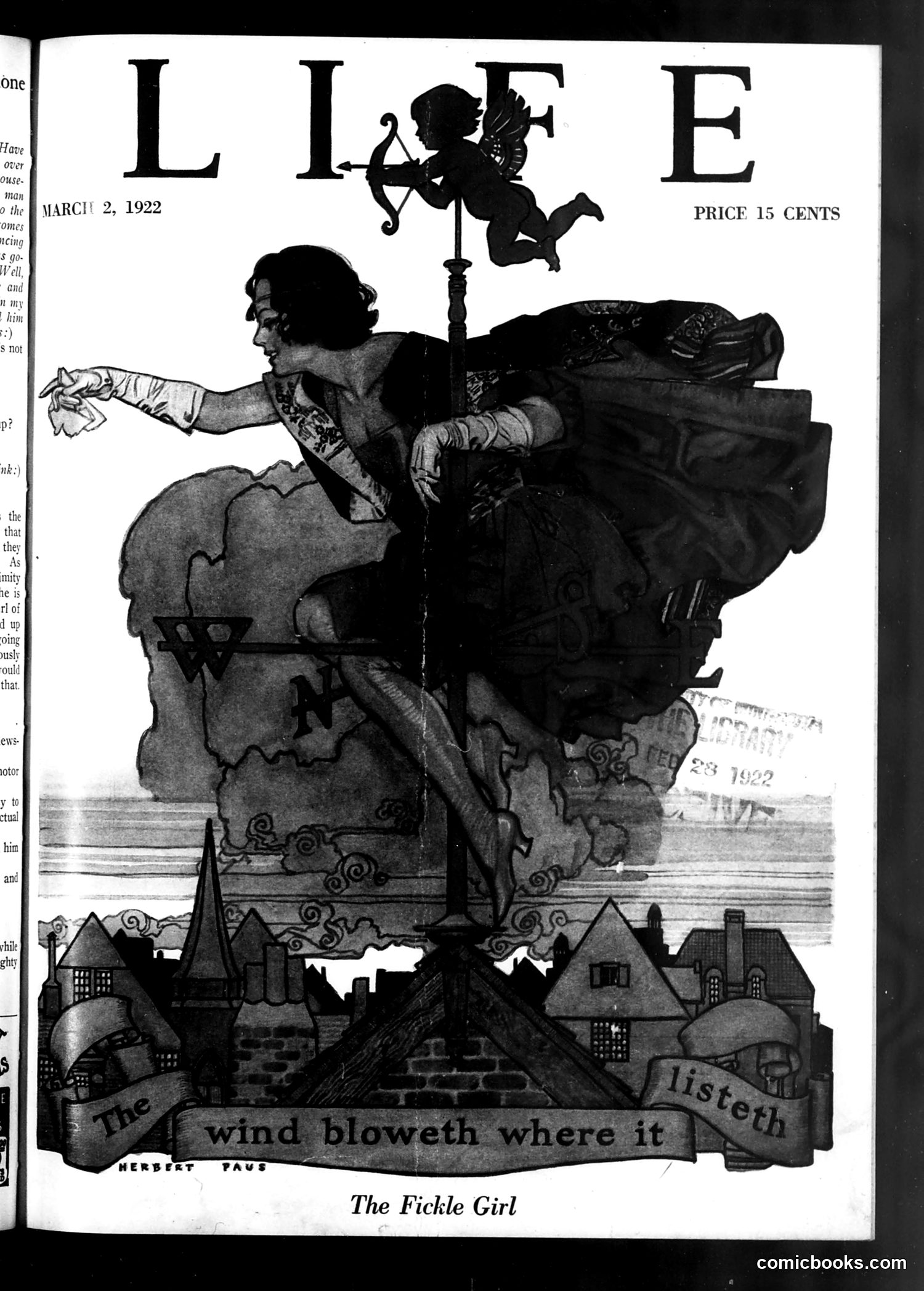 Life — March 2, 1922 — page 1: Life, 1922-03-02