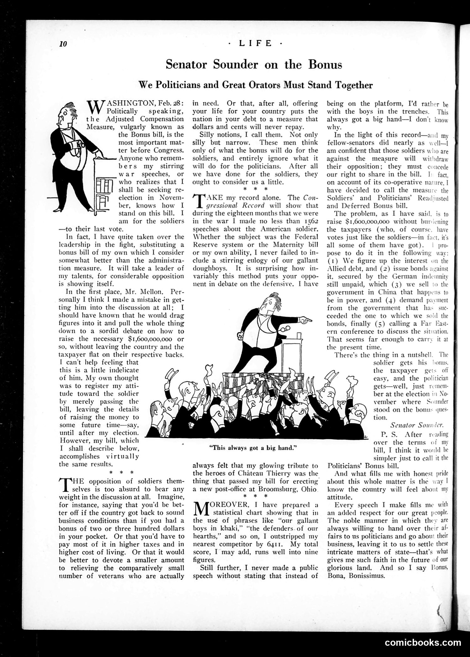 Life — March 2, 1922 — page 12: Life, 1922-03-02