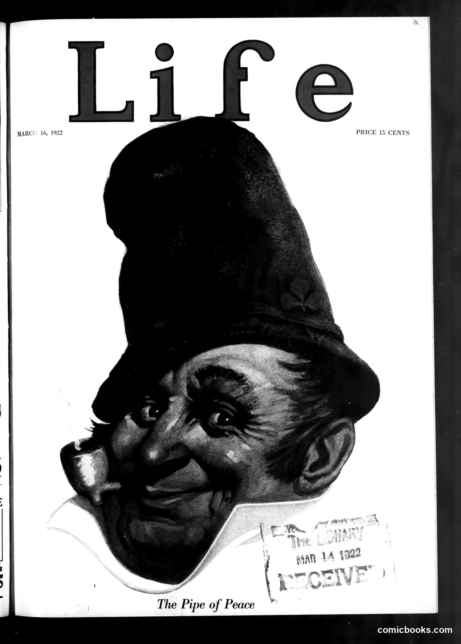 Life — March 16, 1922 — page 1: Life, 1922-03-16