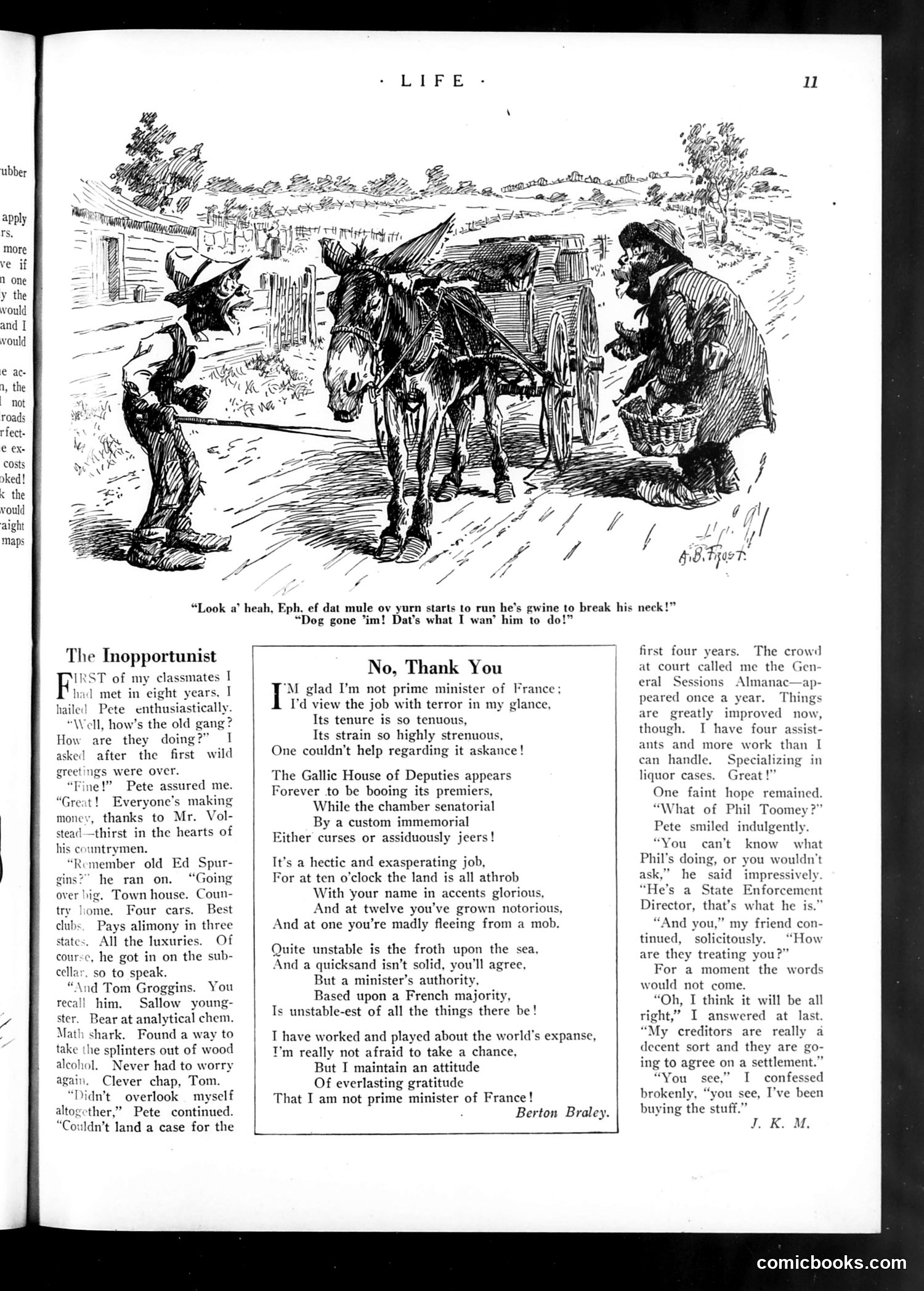 Life — March 16, 1922 — page 13: Life, 1922-03-16