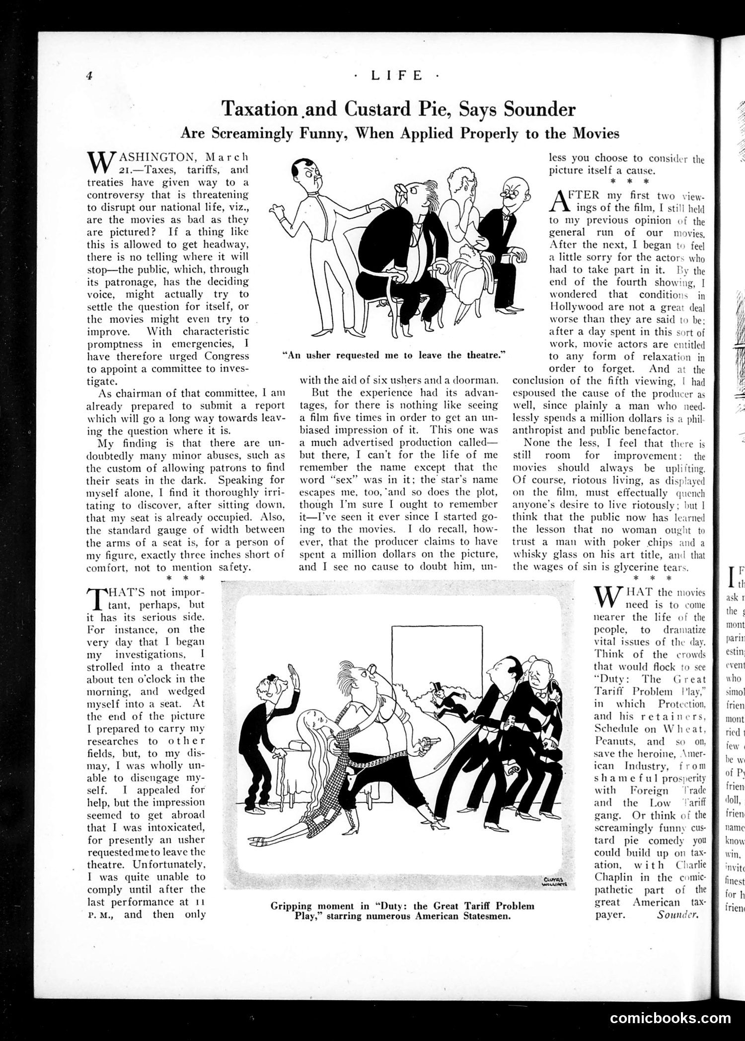 Life — March 23, 1922 — page 6: Life, 1922-03-23