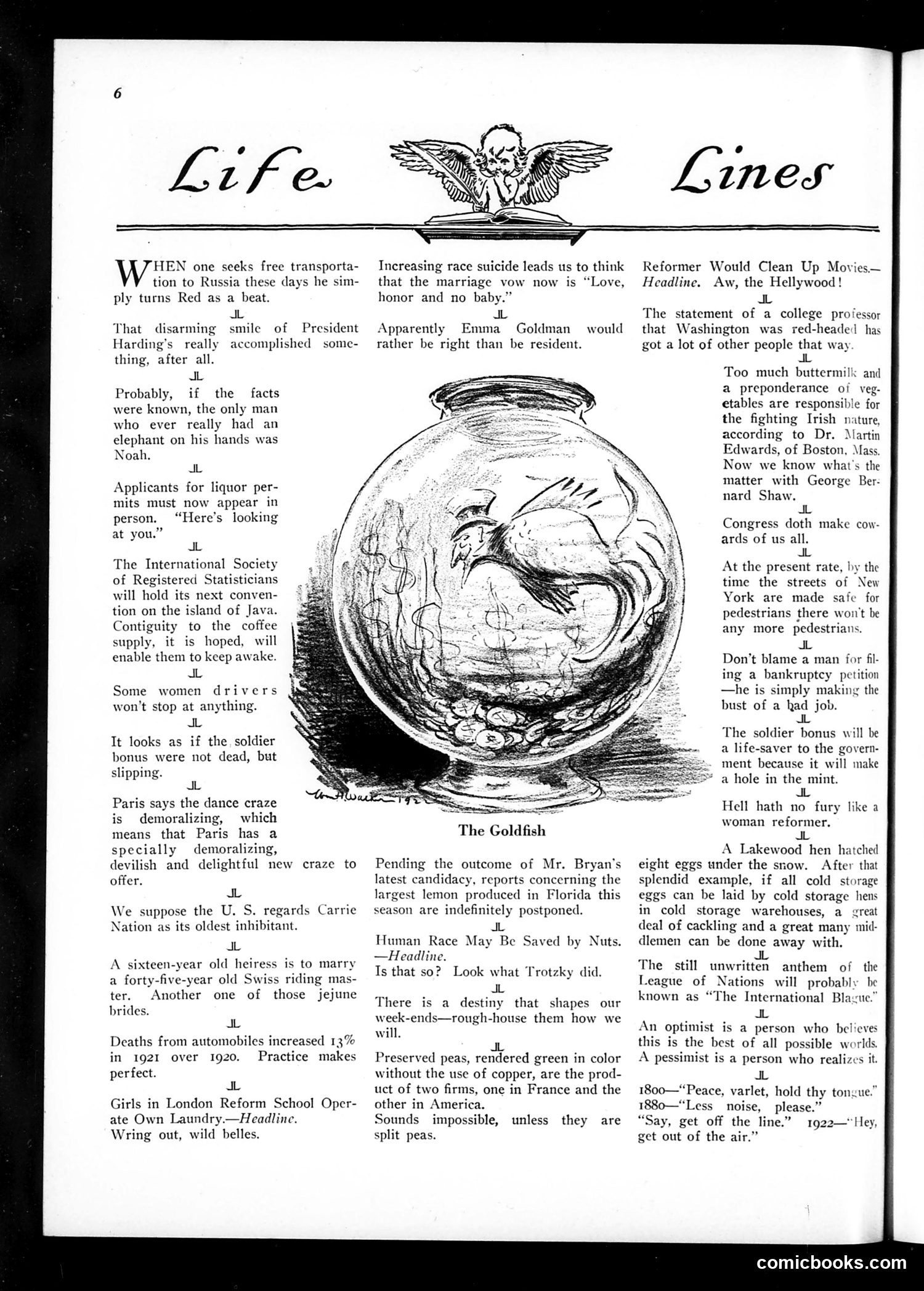 Life — March 23, 1922 — page 8: Life, 1922-03-23