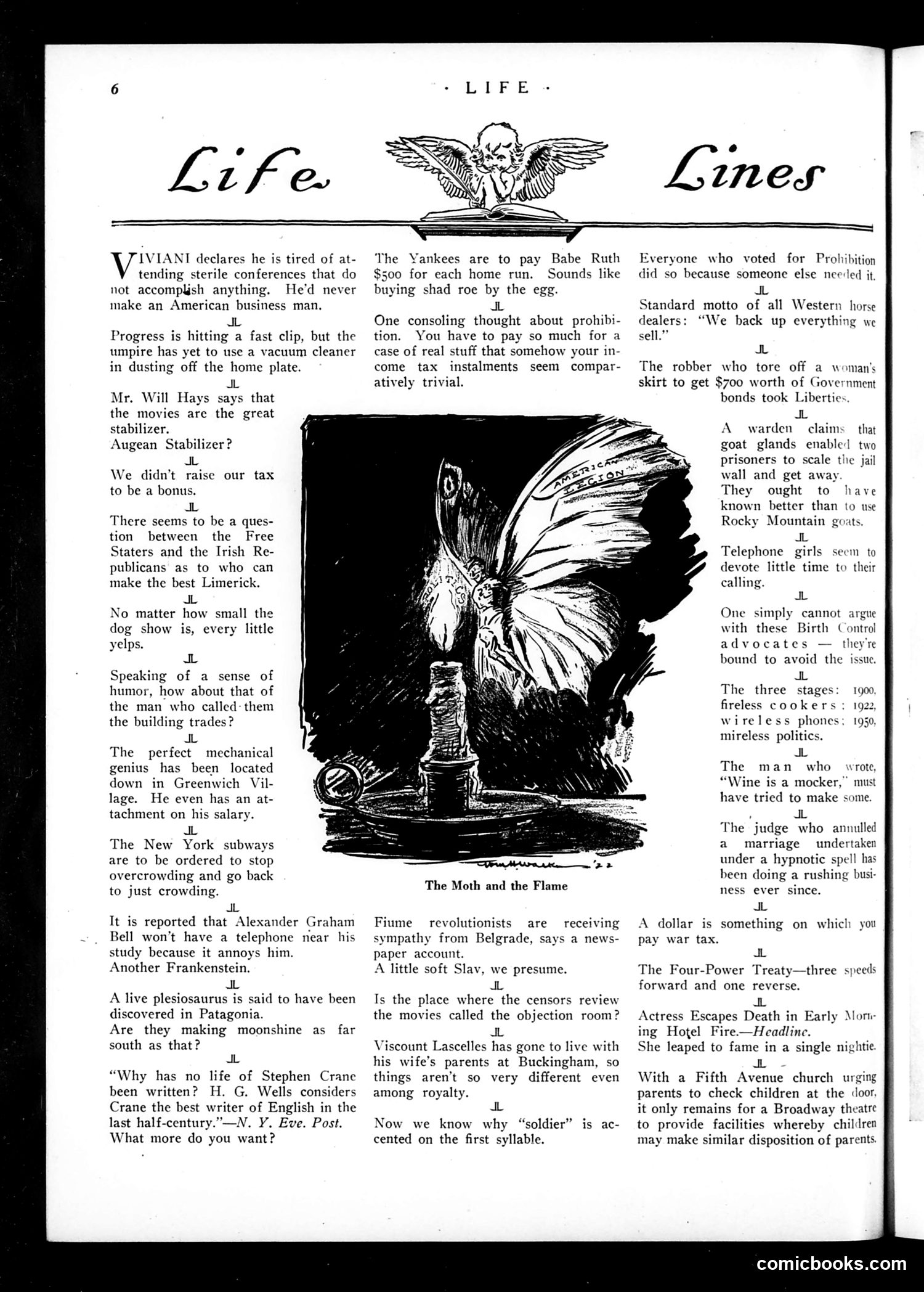 Life — March 30, 1922 — page 8: Life, 1922-03-30