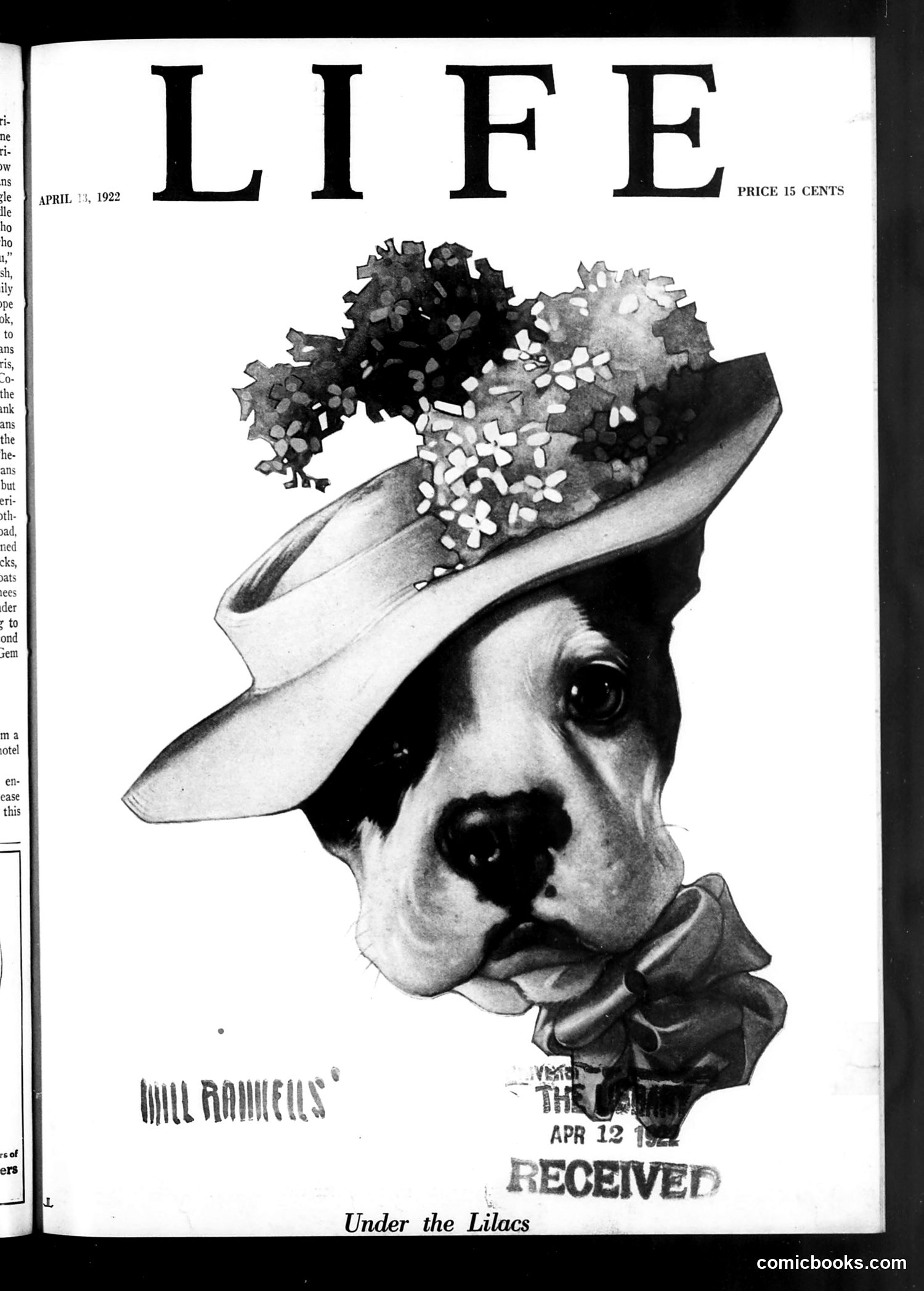 Life — April 13, 1922 — page 1: Life, 1922-04-13