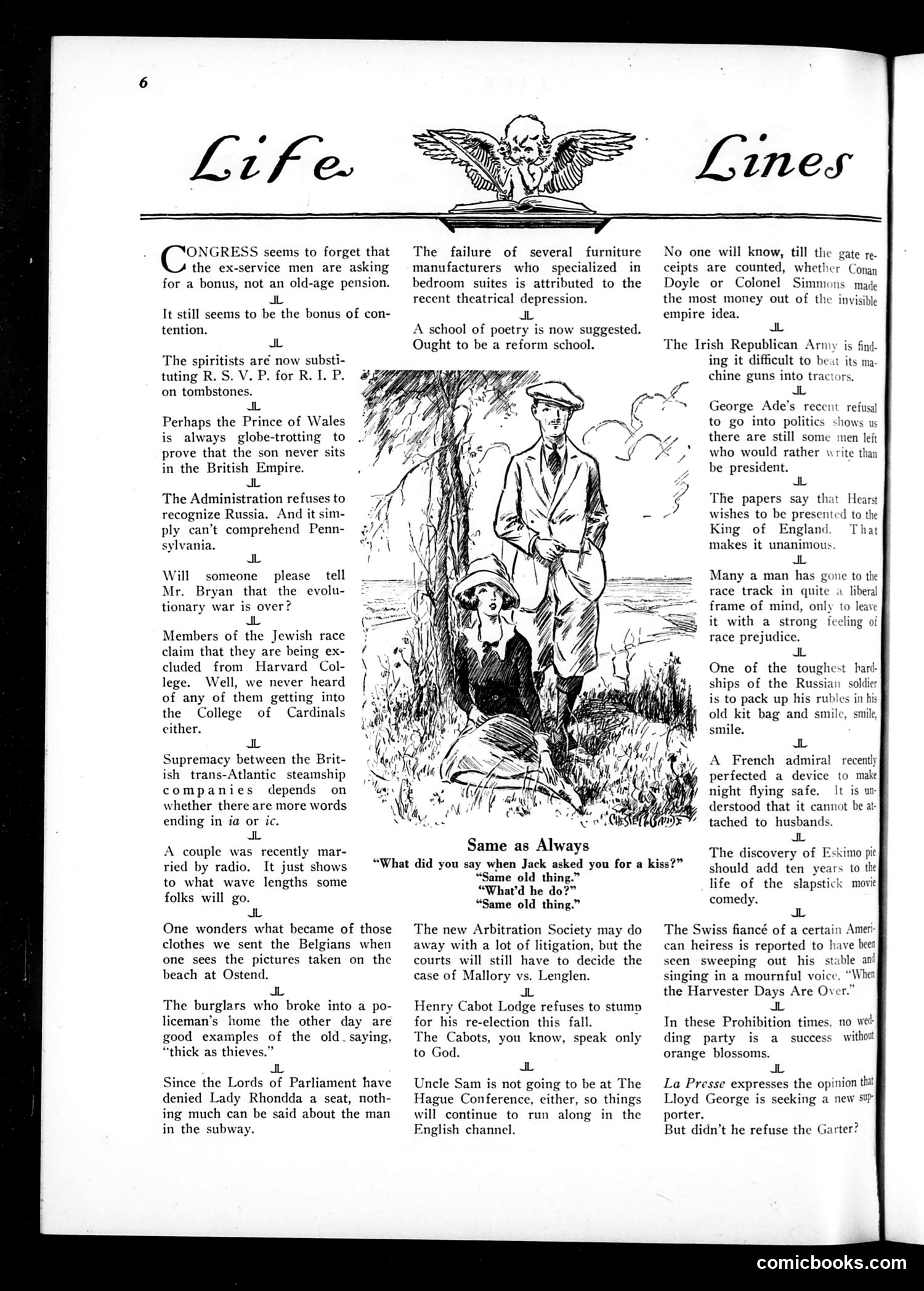 Life — June 29, 1922 — page 8: Life, 1922-06-29