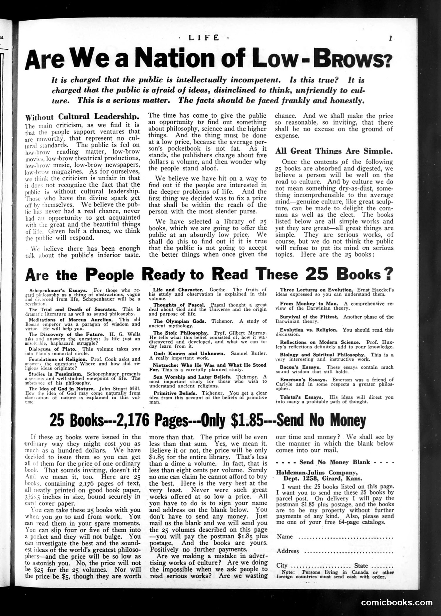 Life — July 13, 1922 — page 3: Life, 1922-07-13