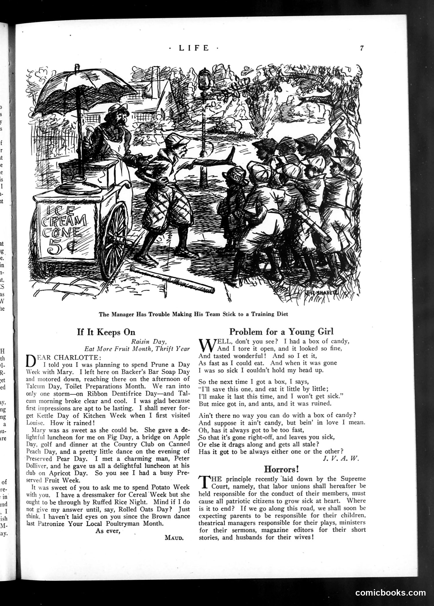 Life — July 13, 1922 — page 9: Life, 1922-07-13