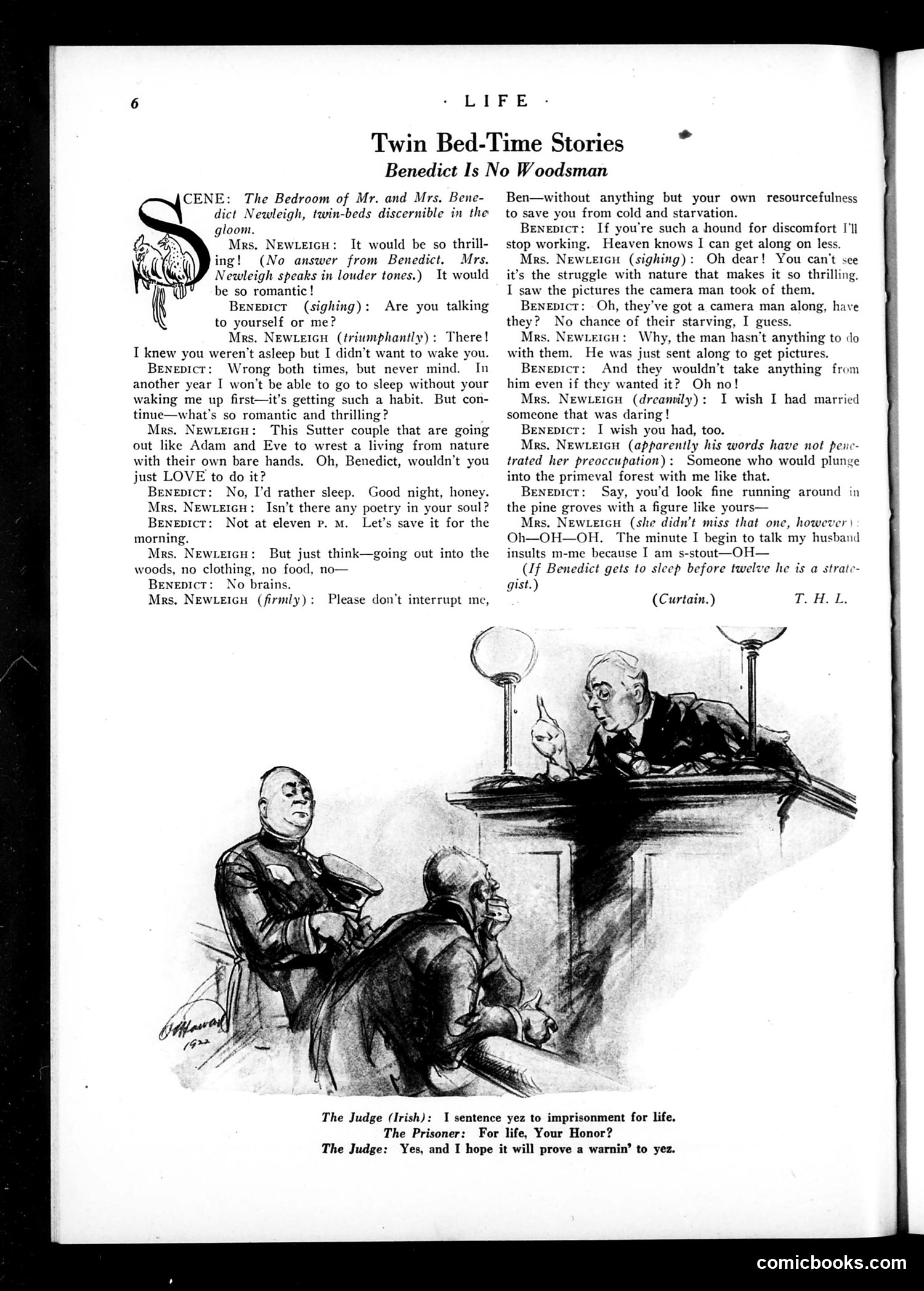 Life — July 27, 1922 — page 8: Life, 1922-07-27