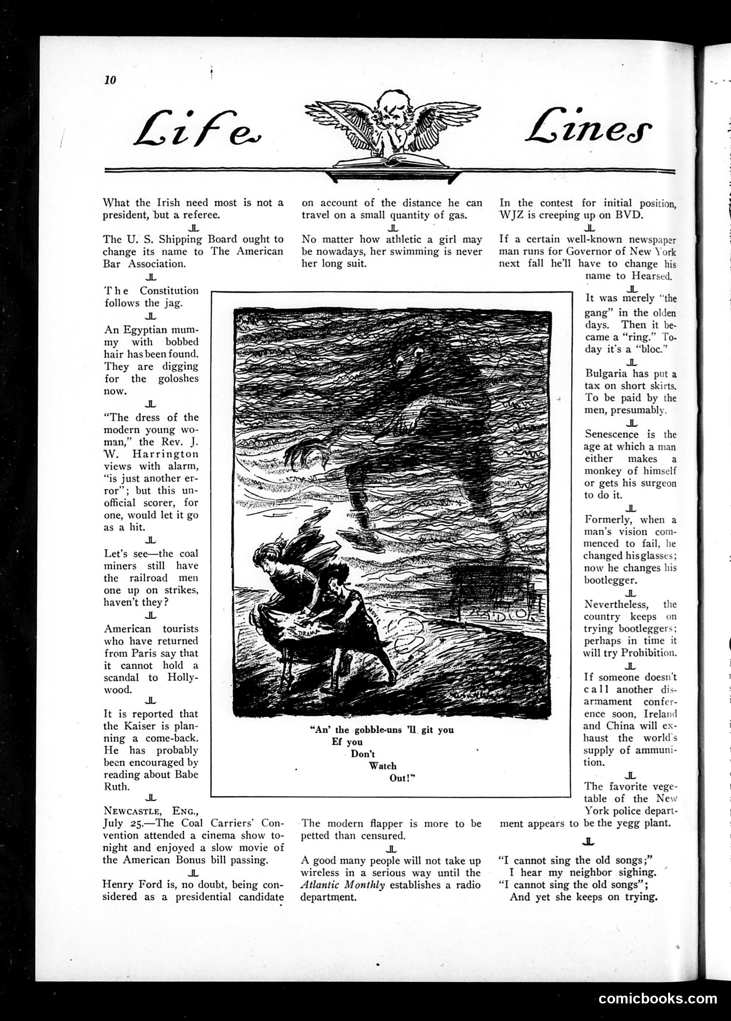 Life — July 27, 1922 — page 12: Life, 1922-07-27