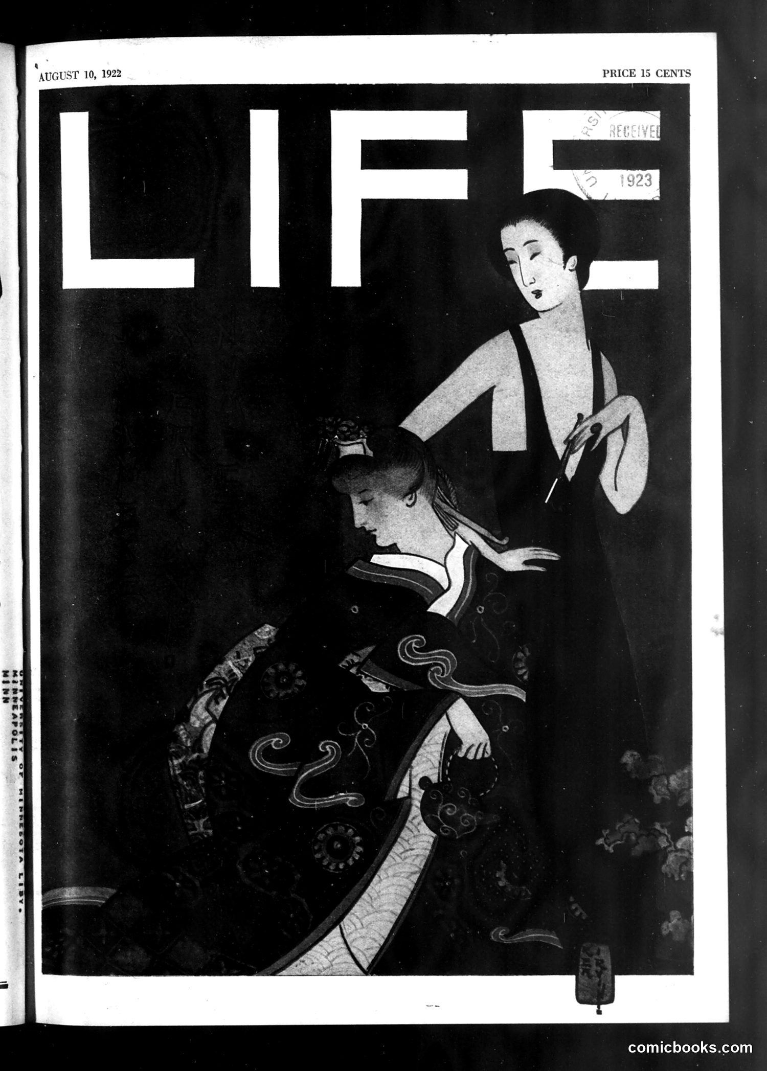 Life — August 10, 1922 — page 1: Life, 1922-08-10