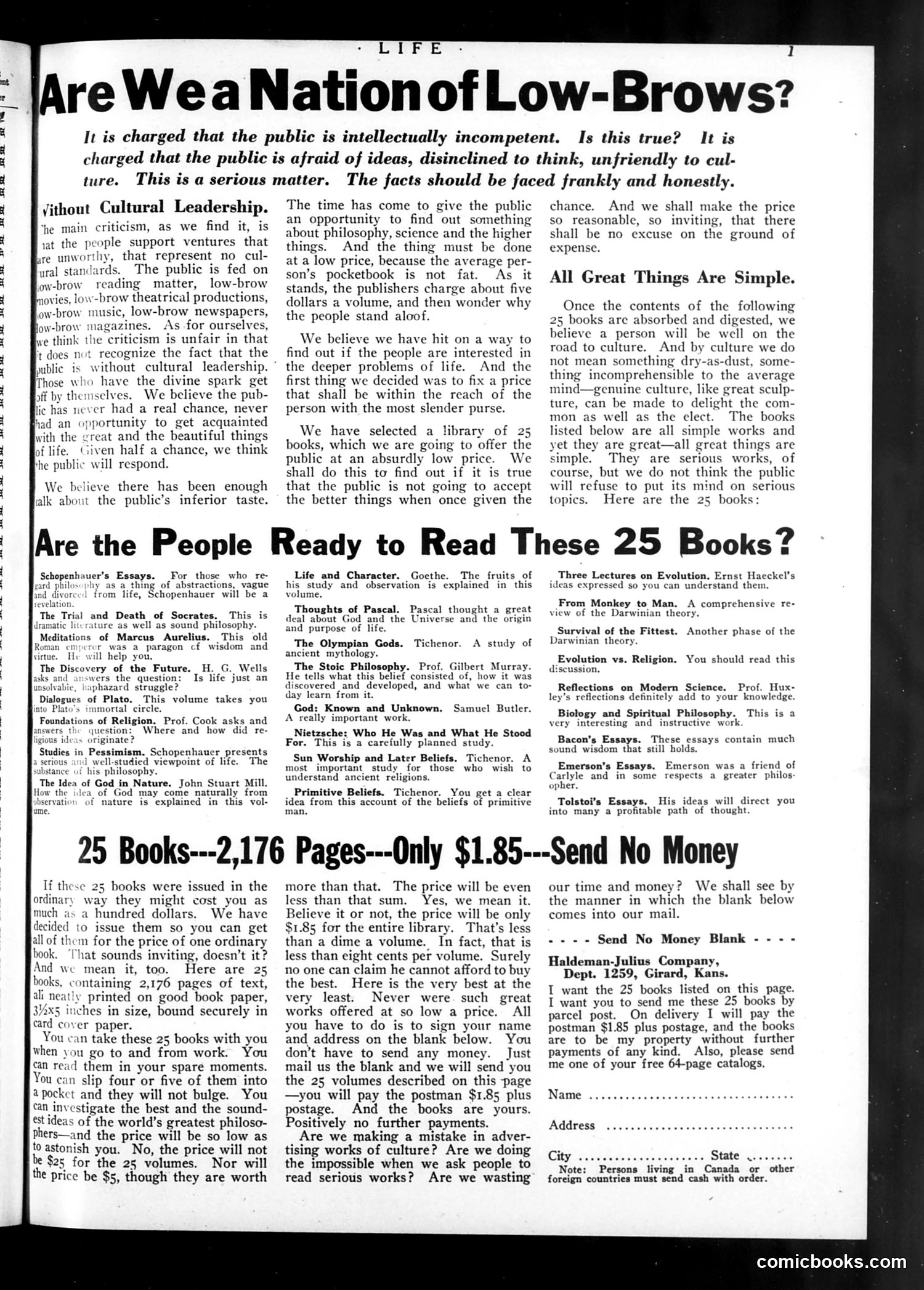 Life — August 10, 1922 — page 3: Life, 1922-08-10