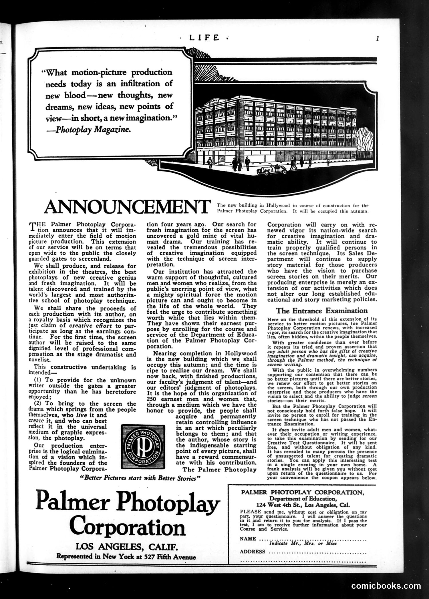 Life — September 7, 1922 — page 3: Life, 1922-09-07