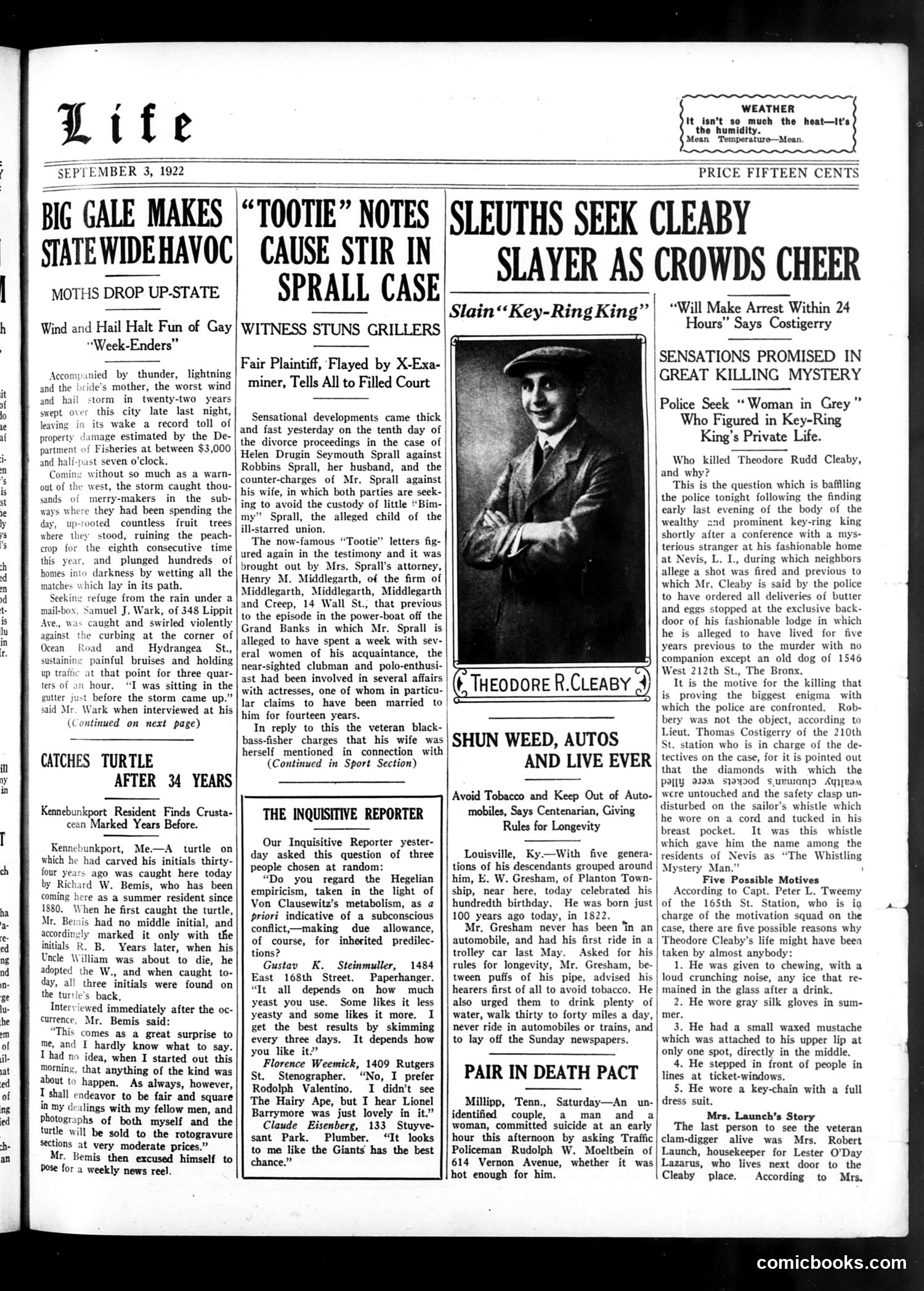 Life — September 7, 1922 — page 9: Life, 1922-09-07