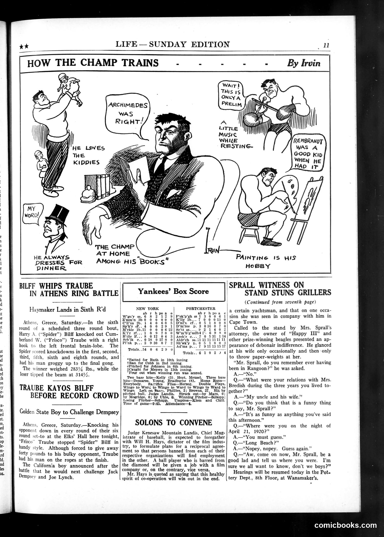 Life — September 7, 1922 — page 13: Life, 1922-09-07