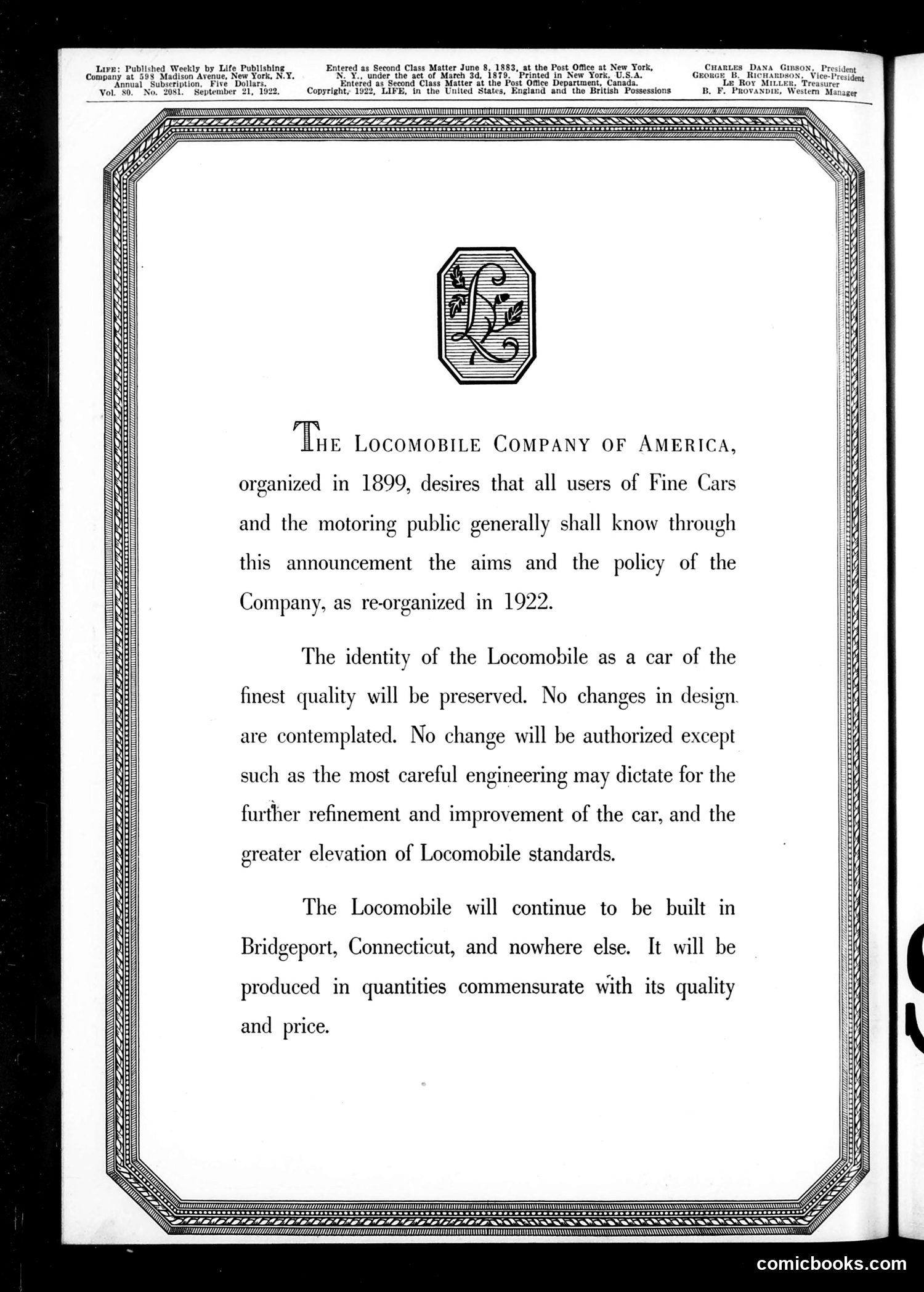 Life — September 21, 1922 — page 2: Life, 1922-09-21