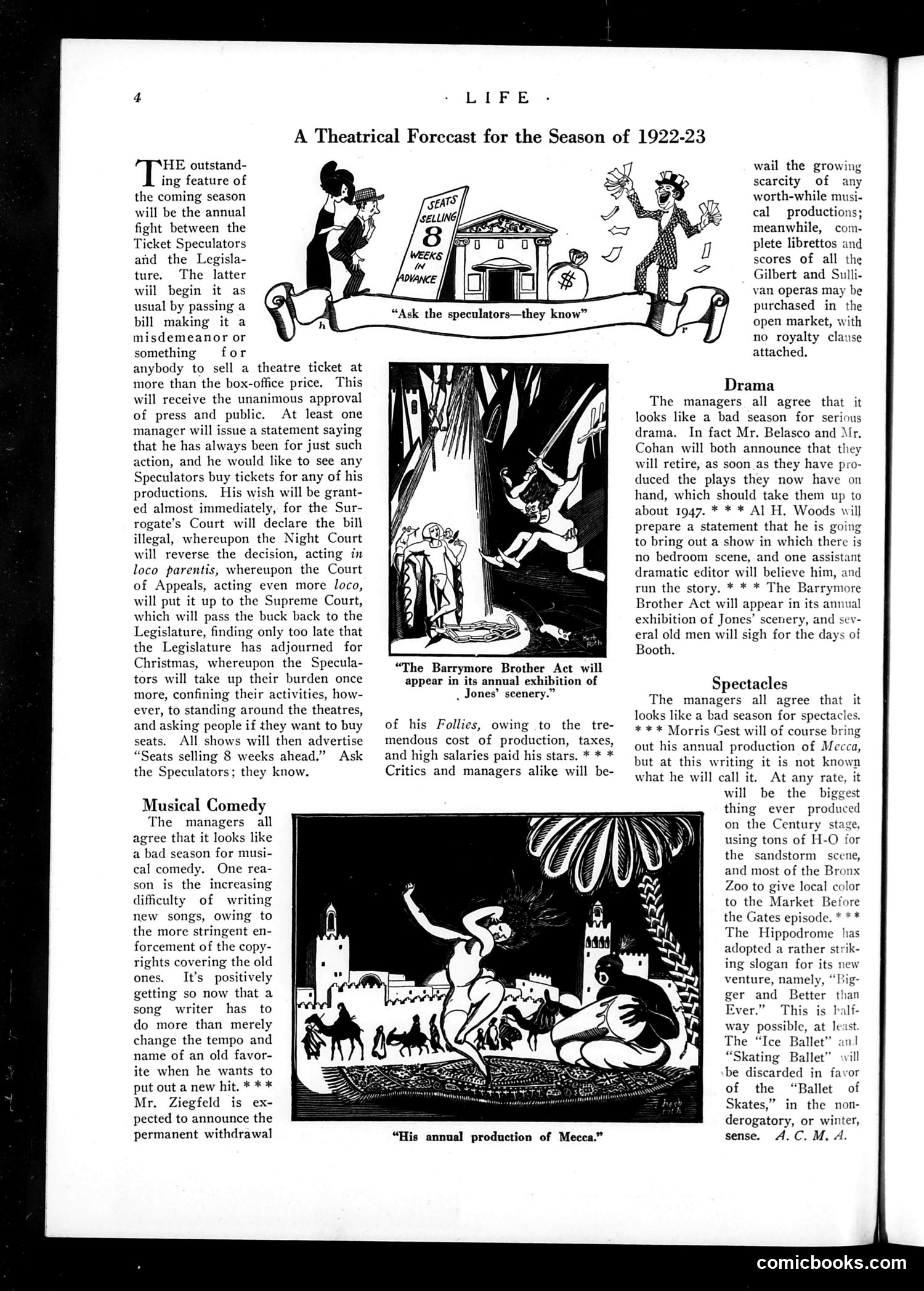 Life — October 5, 1922 — page 6: Life, 1922-10-05