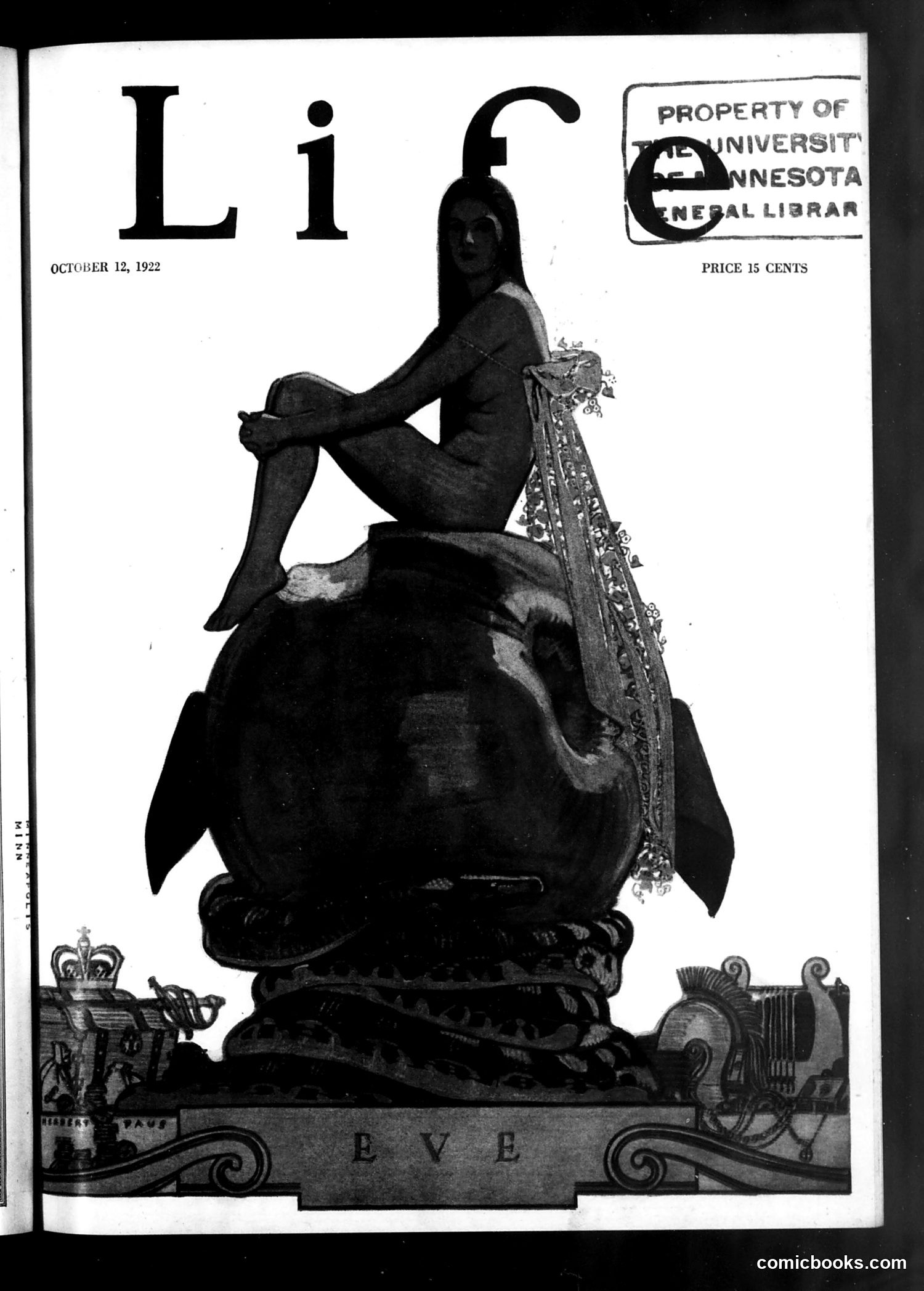 Life — October 12, 1922 — page 1: Life, 1922-10-12