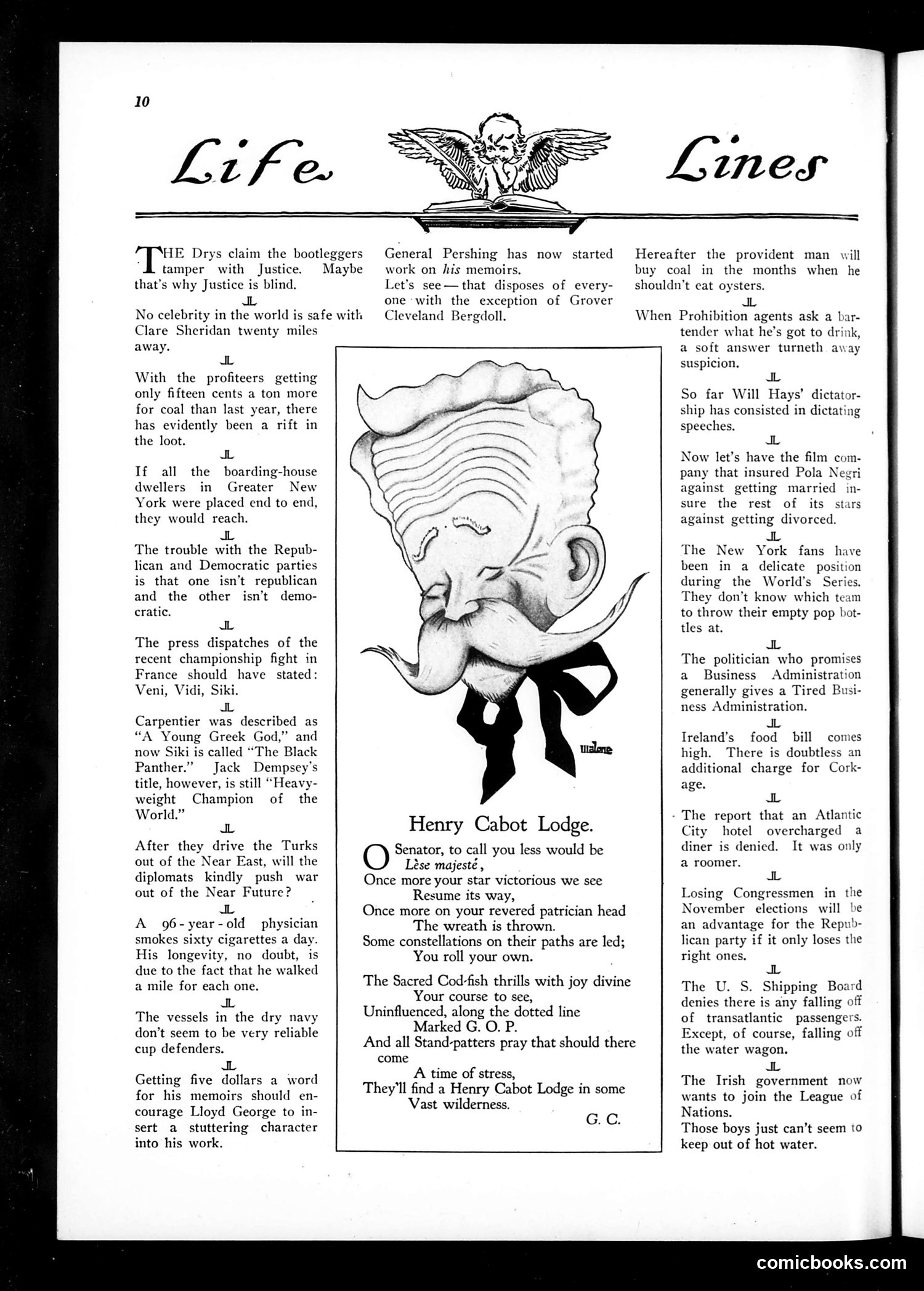 Life — October 19, 1922 — page 12: Life, 1922-10-19