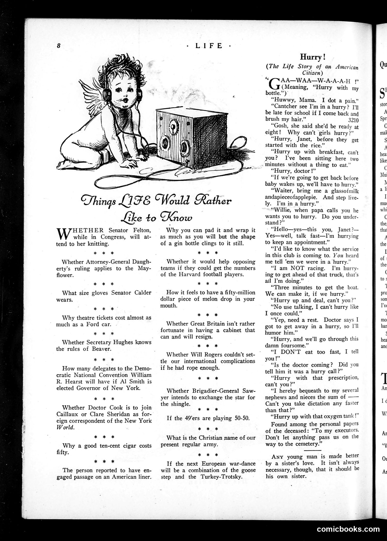 Life — November 9, 1922 — page 10: Life, 1922-11-09
