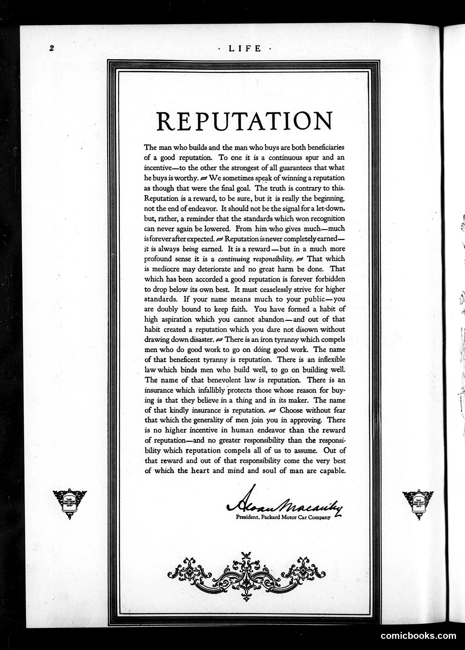 Life — November 23, 1922 — page 4: Life, 1922-11-23