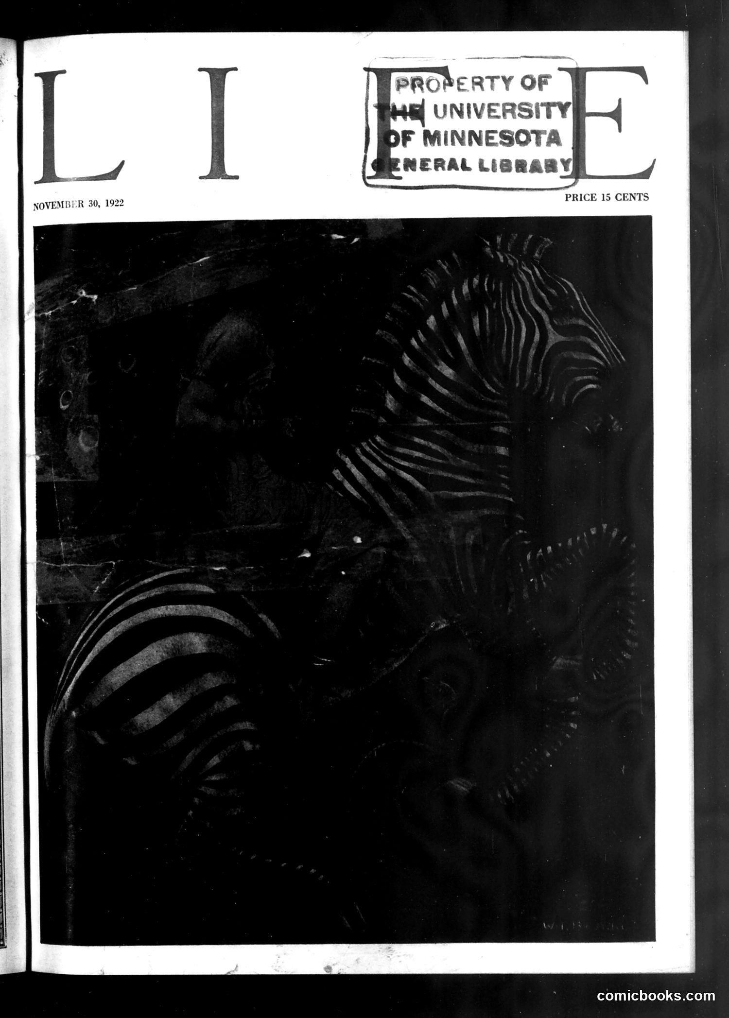 Life — November 30, 1922 — page 1: Life, 1922-11-30