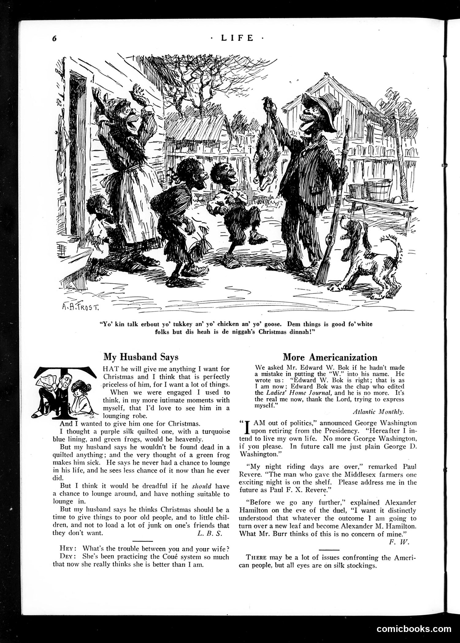 Life — December 21, 1922 — page 8: Life, 1922-12-21