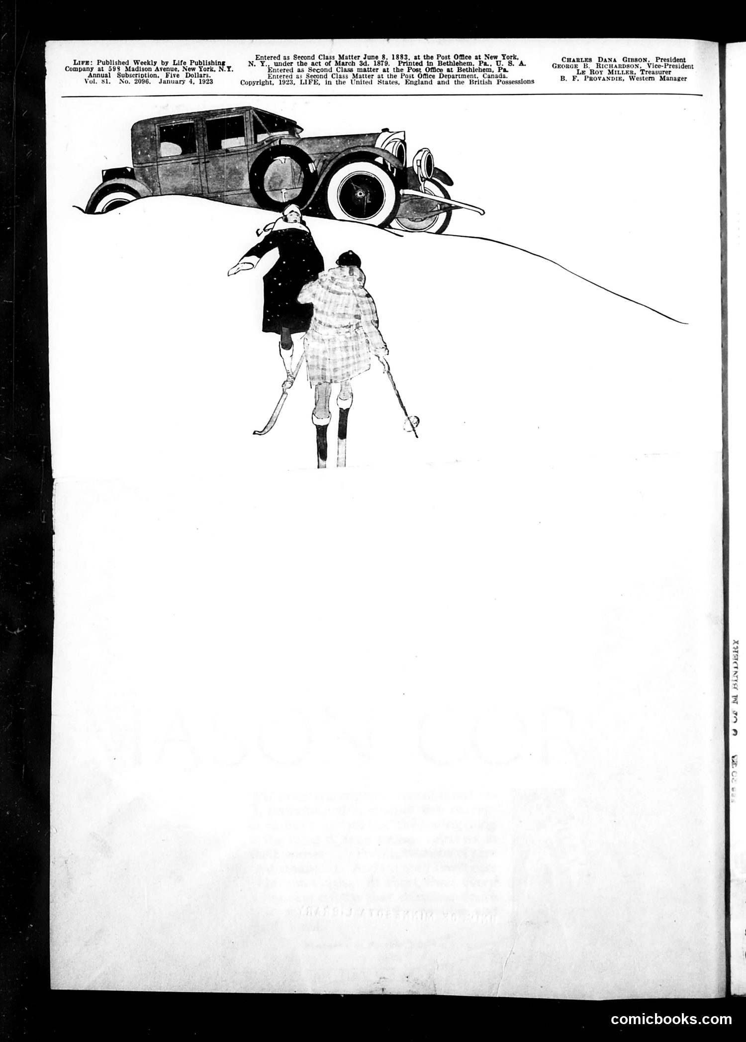 Life — January 4, 1923 — page 2: Life, 1923-01-04