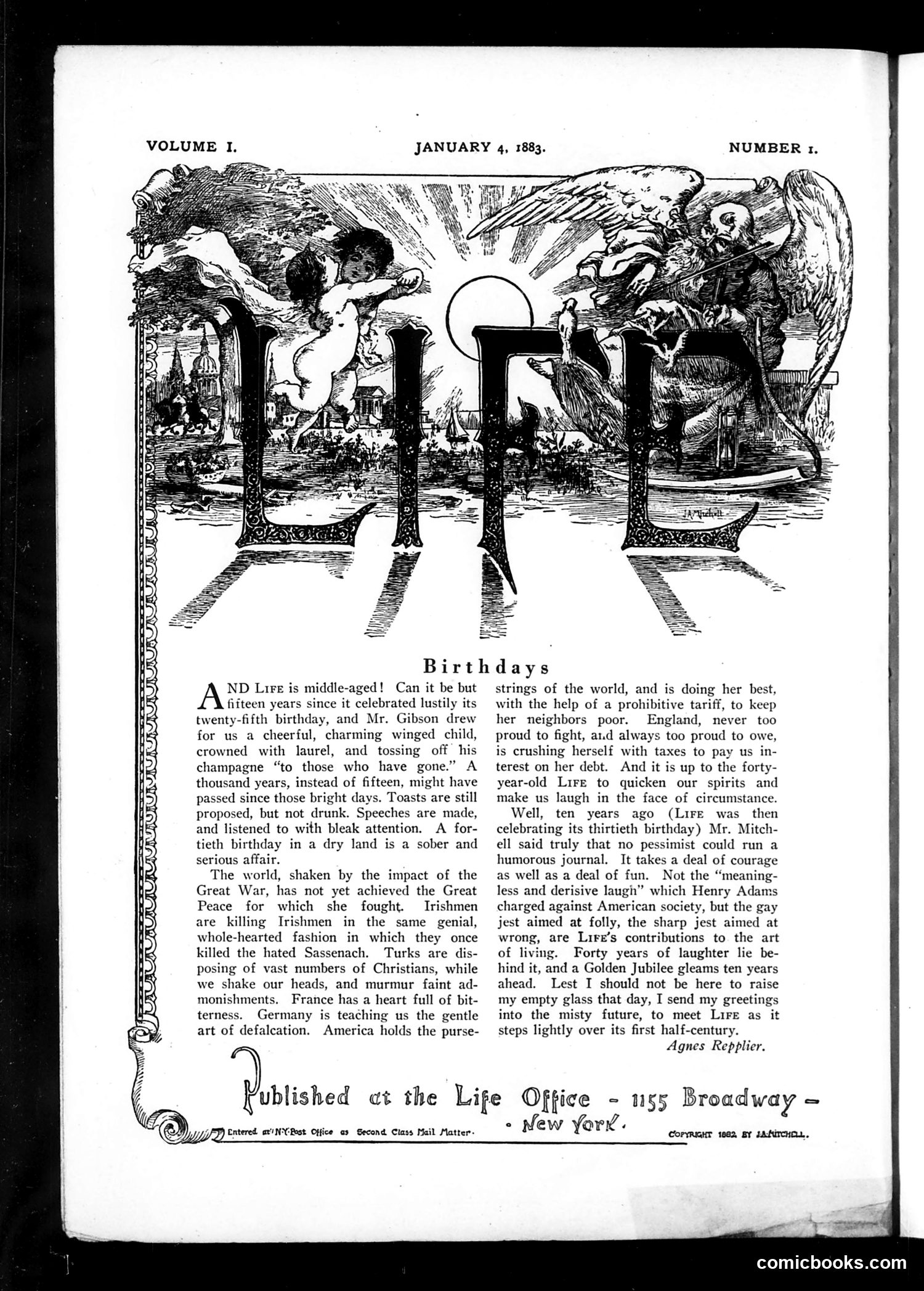 Life — January 4, 1923 — page 6: Life, 1923-01-04