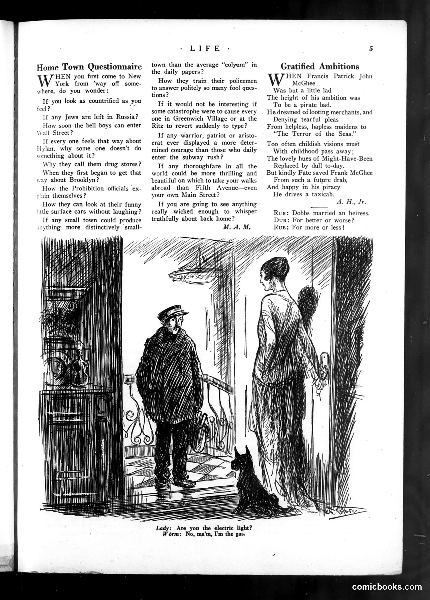 Life — January 4, 1923 — page 7: Life, 1923-01-04
