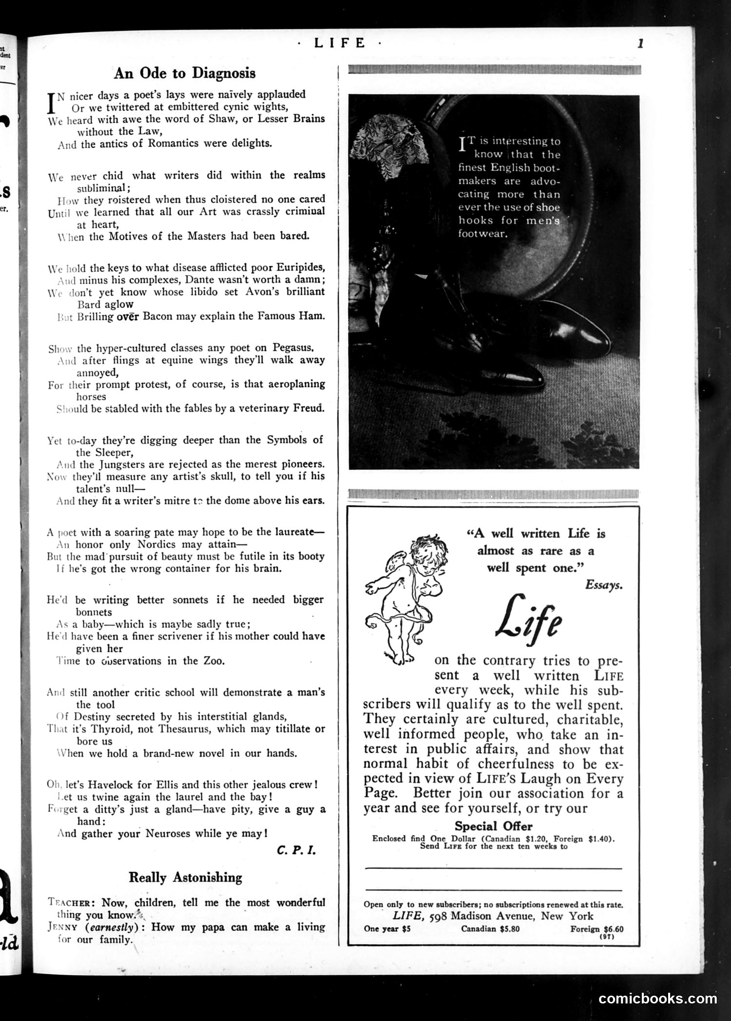 Life — January 11, 1923 — page 3: Life, 1923-01-11