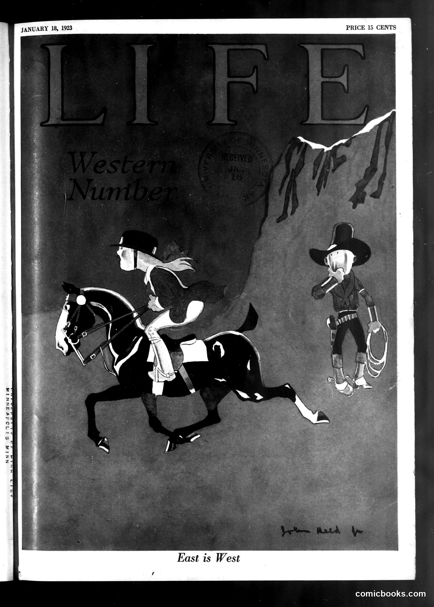 Life — January 18, 1923 — page 1: Life, 1923-01-18