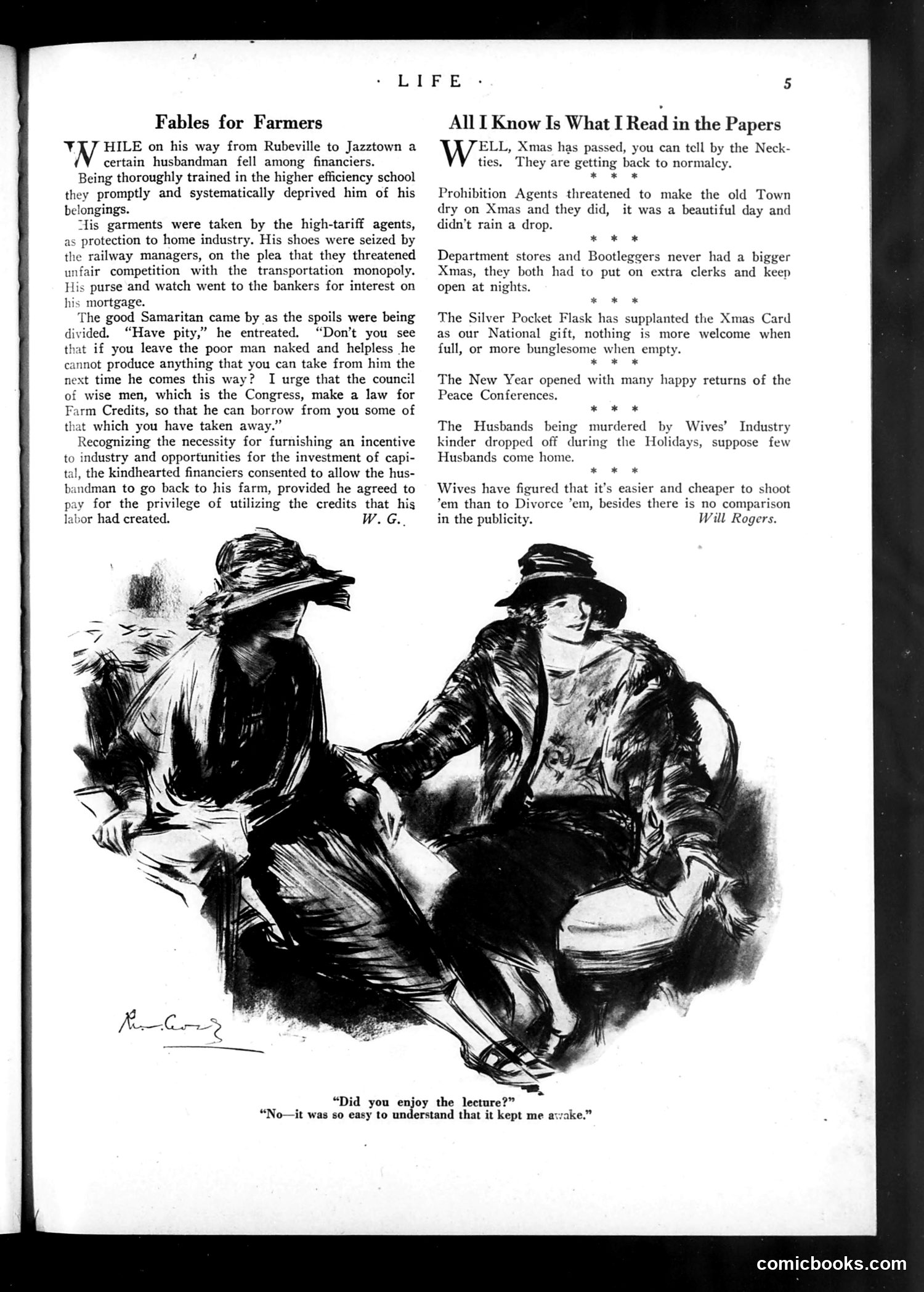 Life — January 18, 1923 — page 7: Life, 1923-01-18