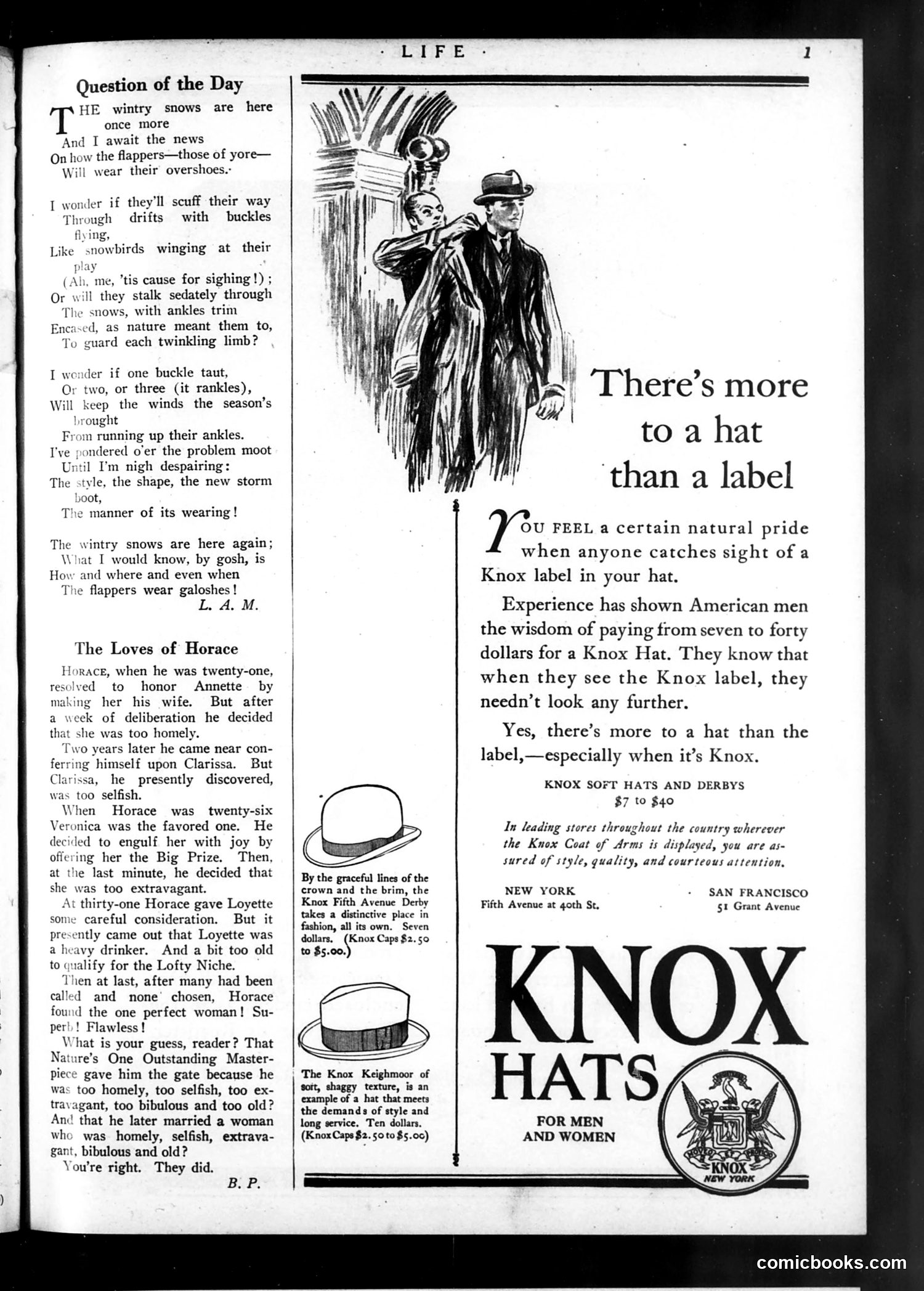 Life — February 15, 1923 — page 3: Life, 1923-02-15