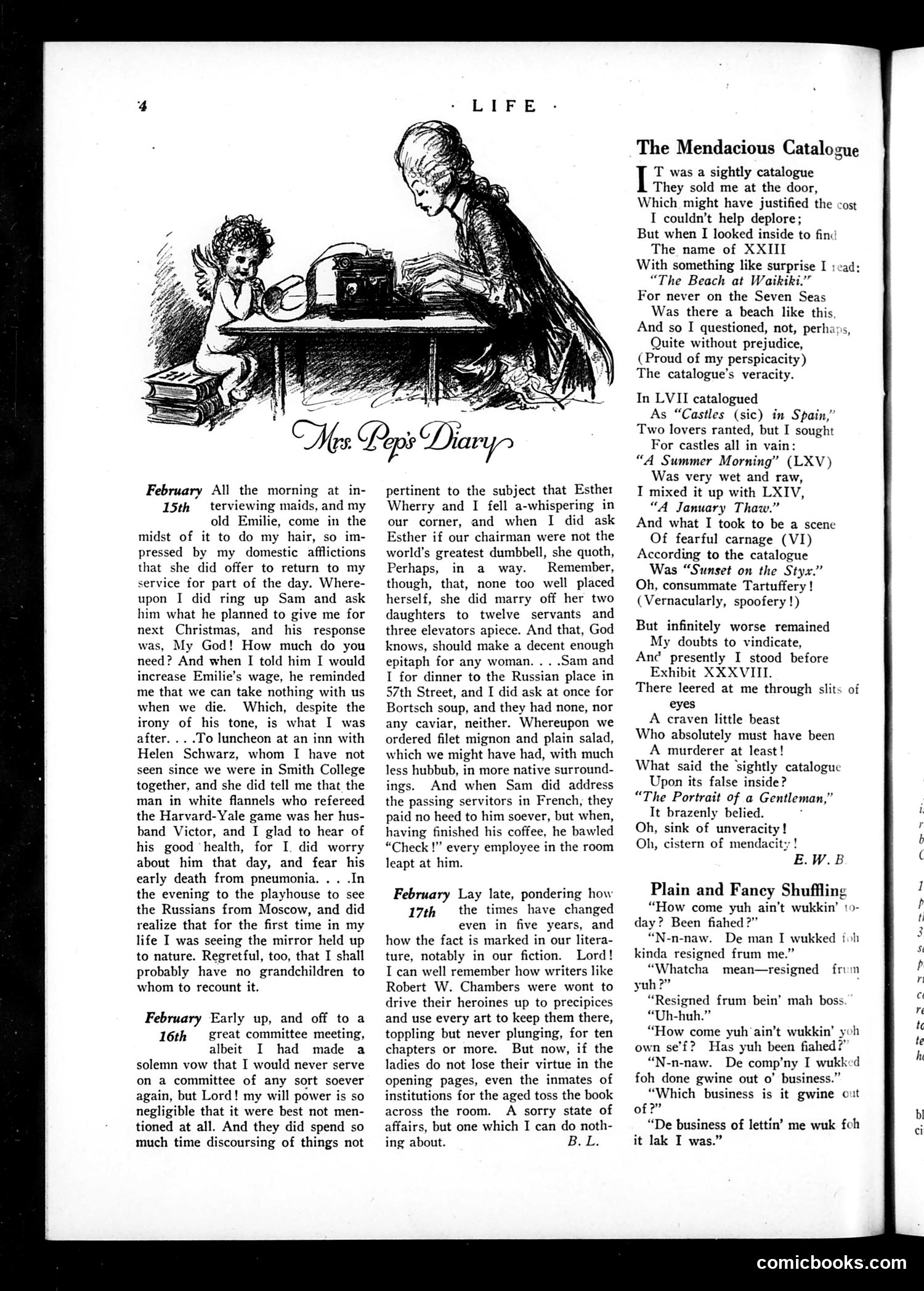 Life — February 22, 1923 — page 6: Life, 1923-02-22