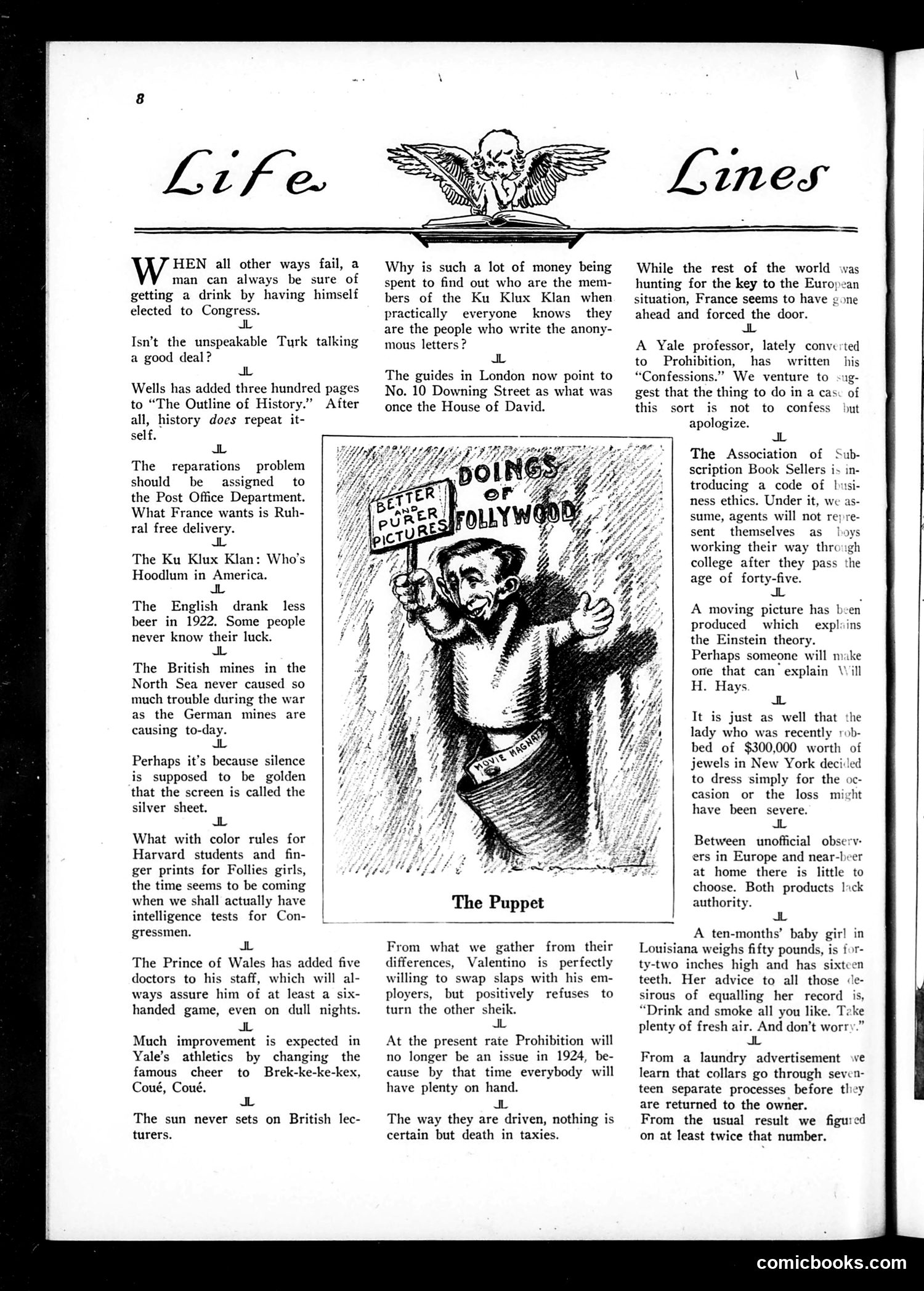 Life — February 22, 1923 — page 10: Life, 1923-02-22