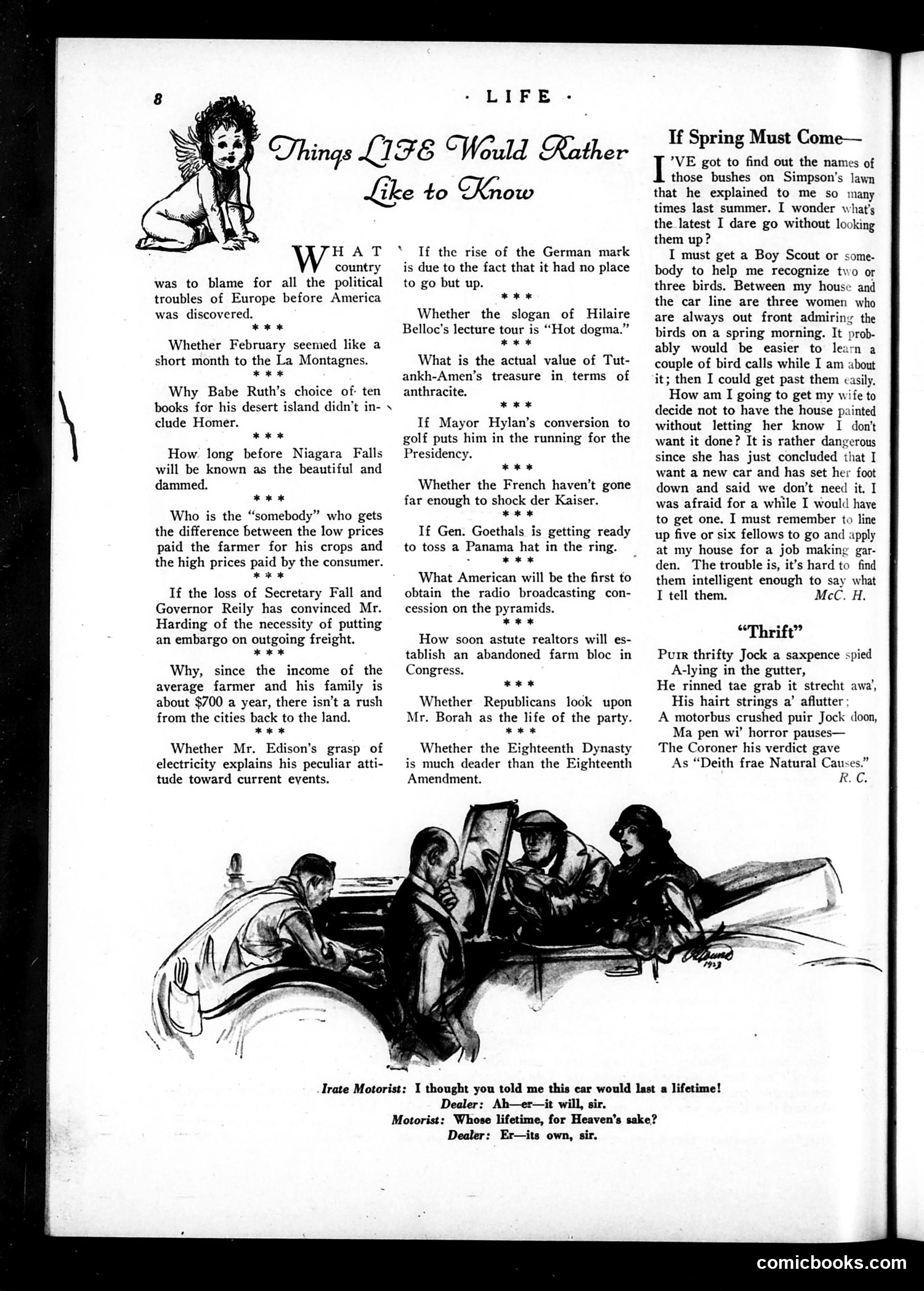 Life — March 15, 1923 — page 10: Life, 1923-03-15