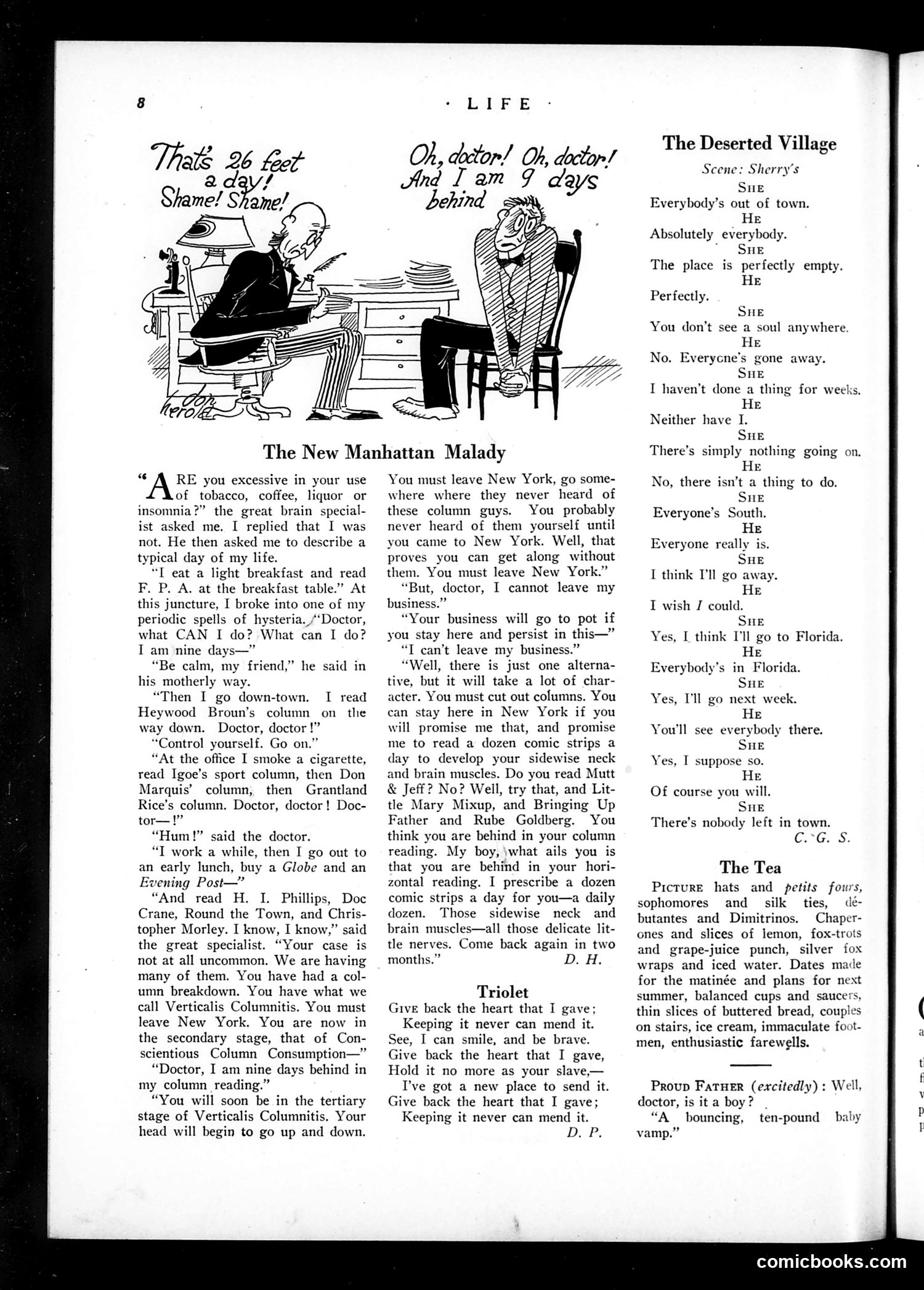 Life — March 29, 1923 — page 10: Life, 1923-03-29