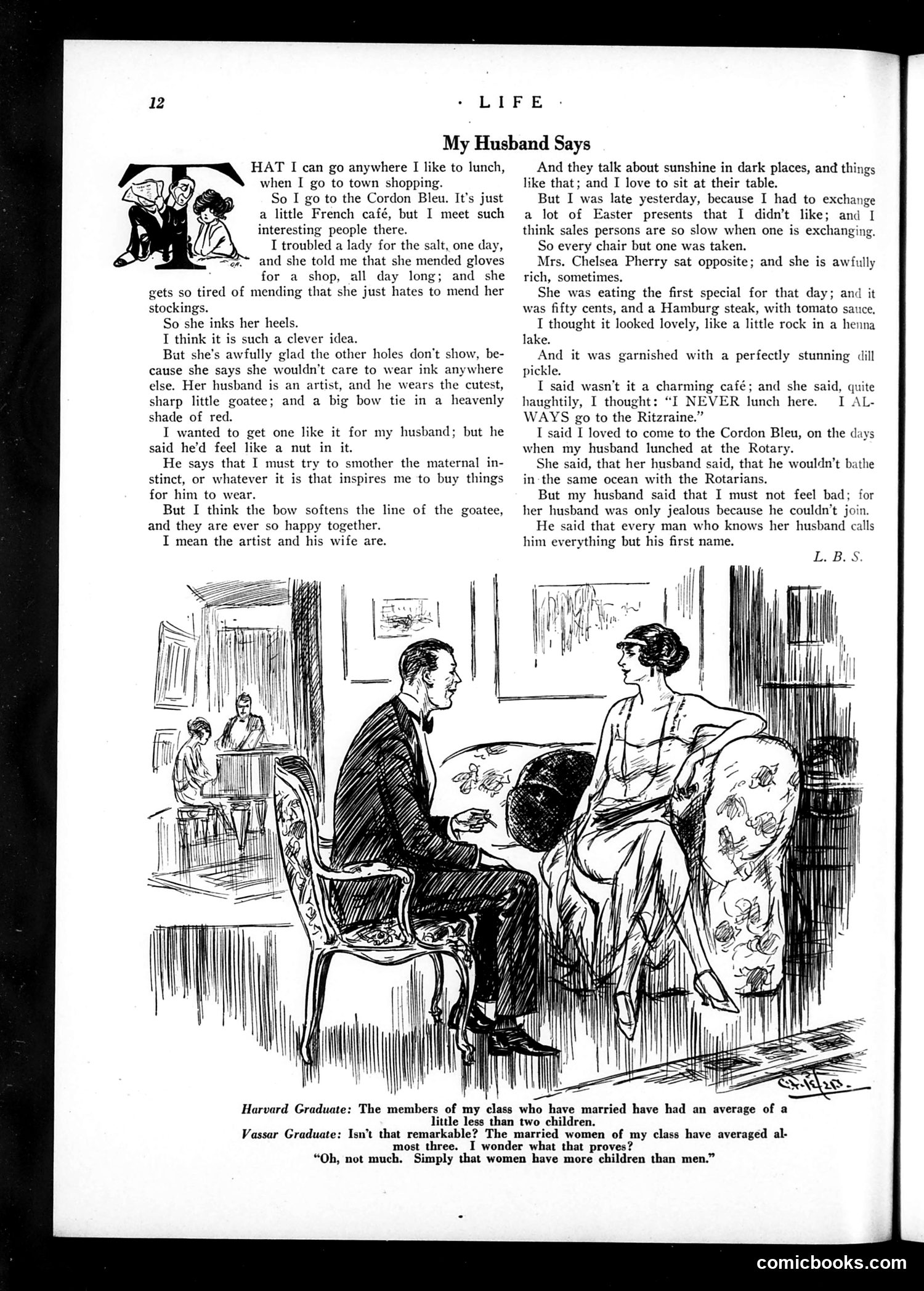 Life — March 29, 1923 — page 14: Life, 1923-03-29
