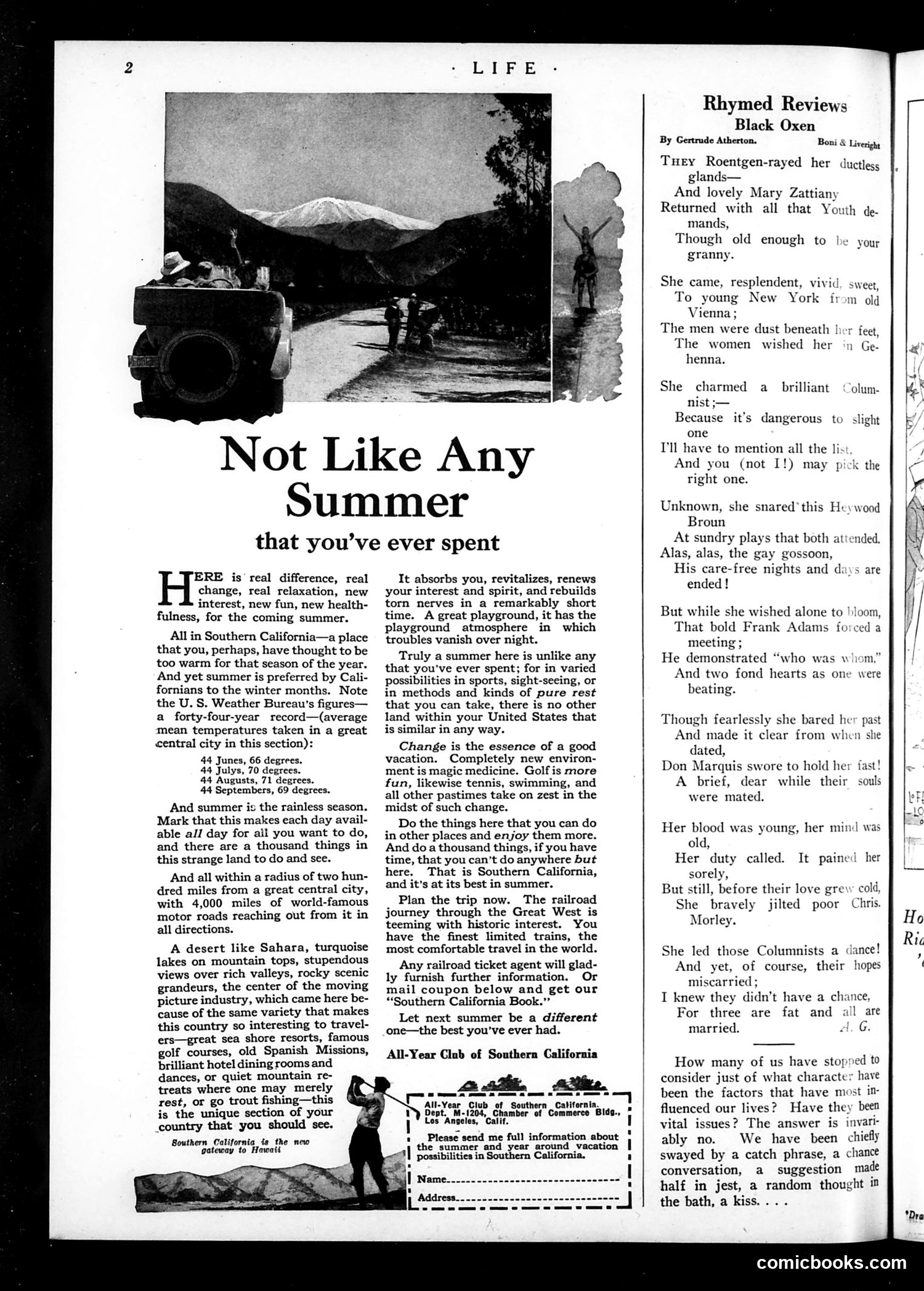 Life — April 5, 1923 — page 4: Life, 1923-04-05