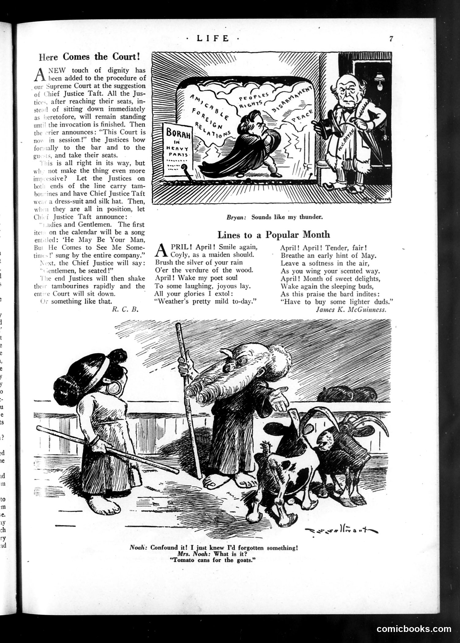 Life — April 12, 1923 — page 9: Life, 1923-04-12