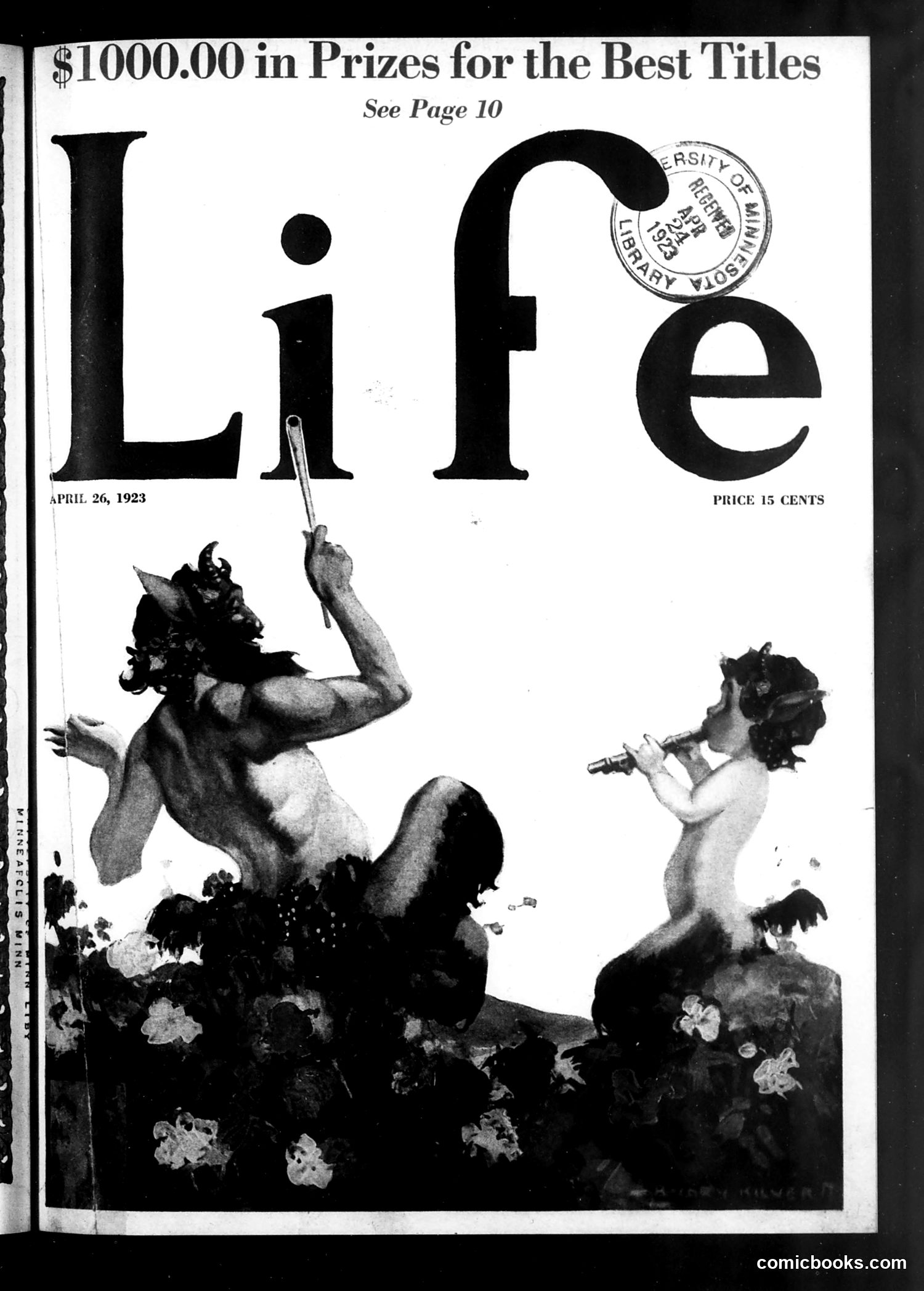 Life — April 26, 1923 — page 1: Life, 1923-04-26